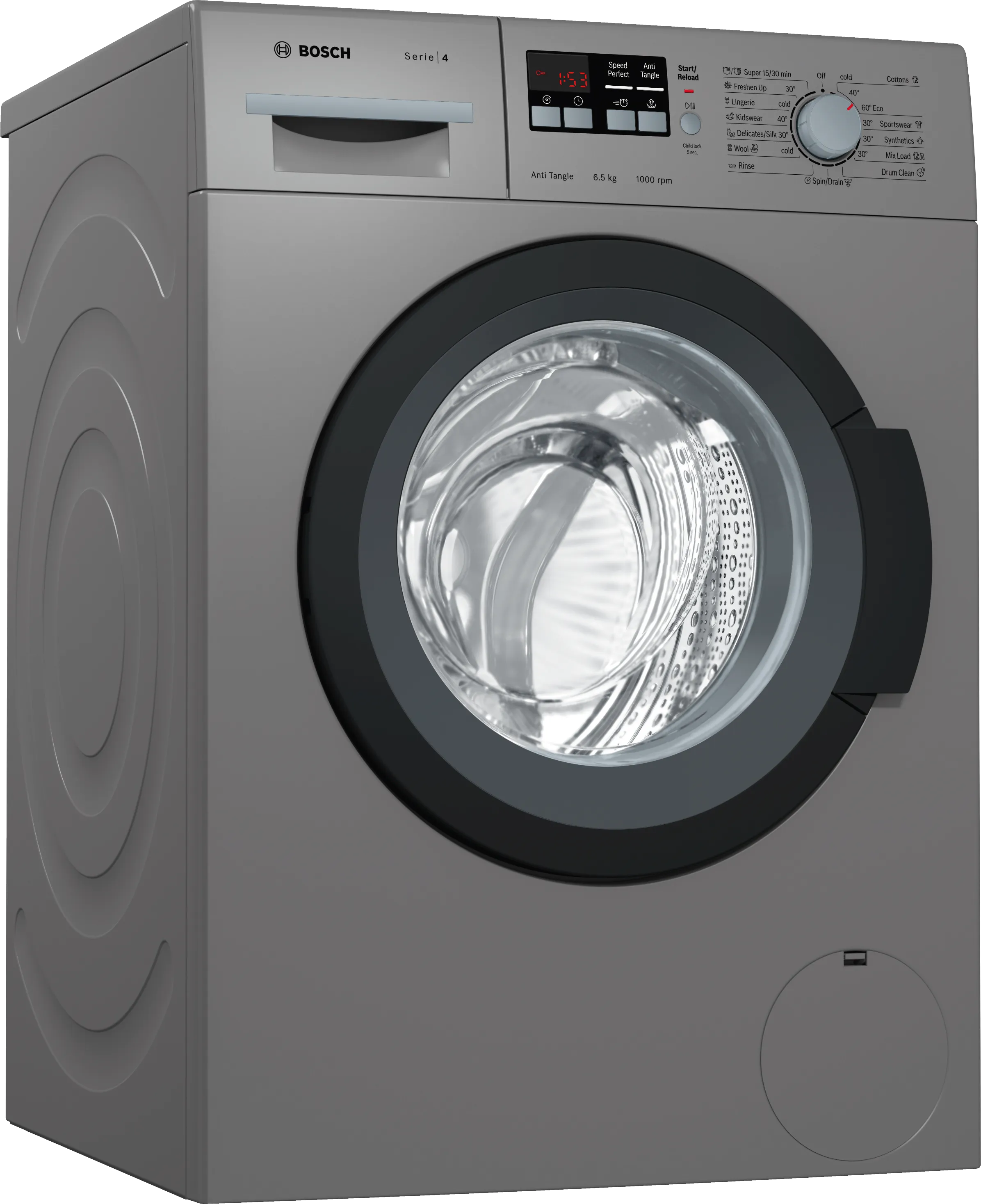 Series 4 washing machine, front loader 6.5 kg 1000 rpm
