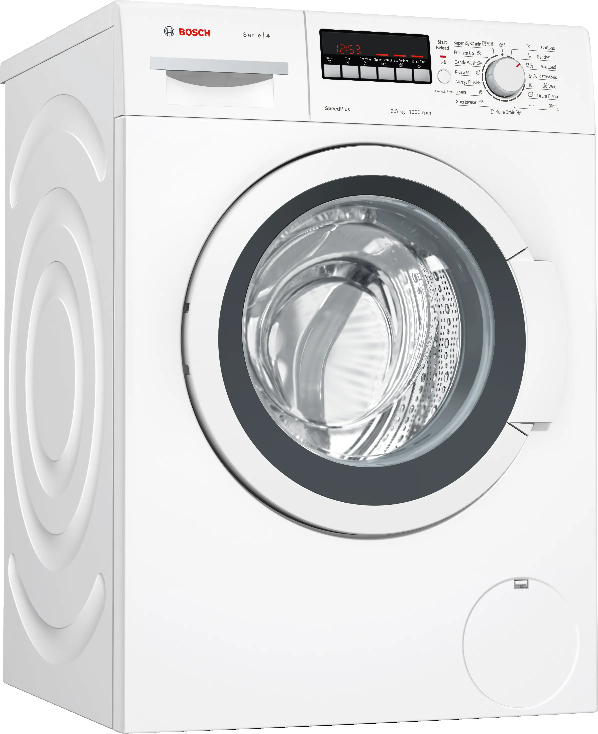 Series 4 washing machine, front loader 6.5 kg 1000 rpm