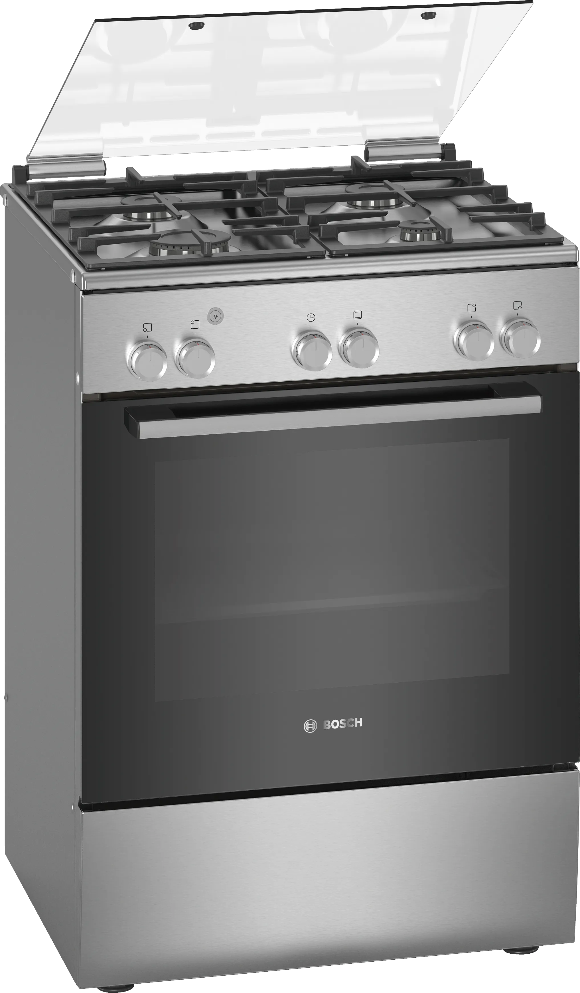 Series 2 Freestanding Gas Cooker Stainless steel 