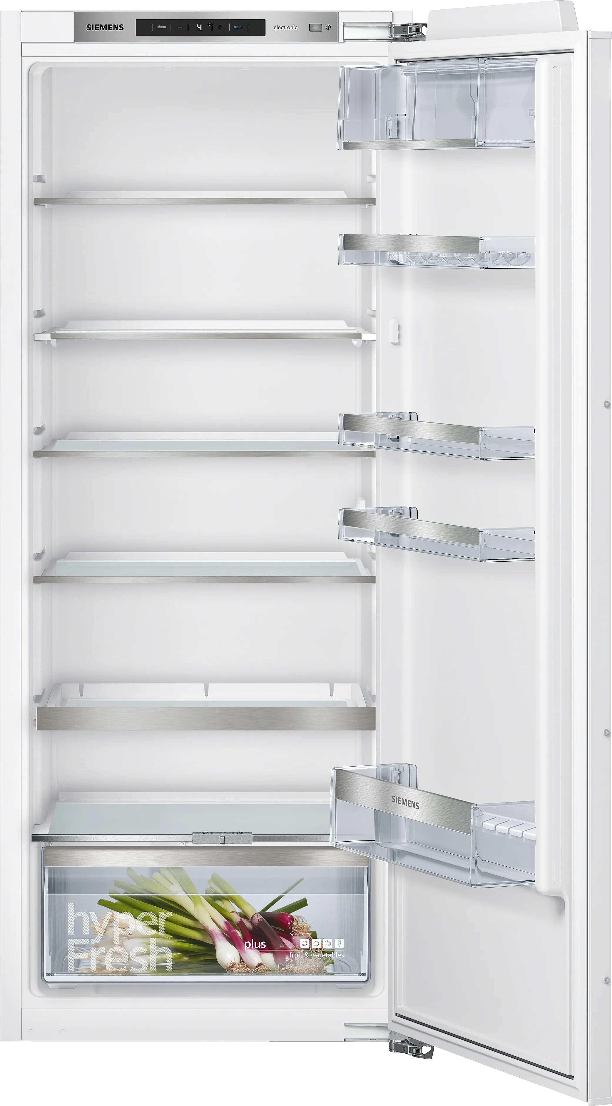 iQ500 Einbau-Kühlschrank 140 x 56 cm Flachscharnier mit Softeinzug 