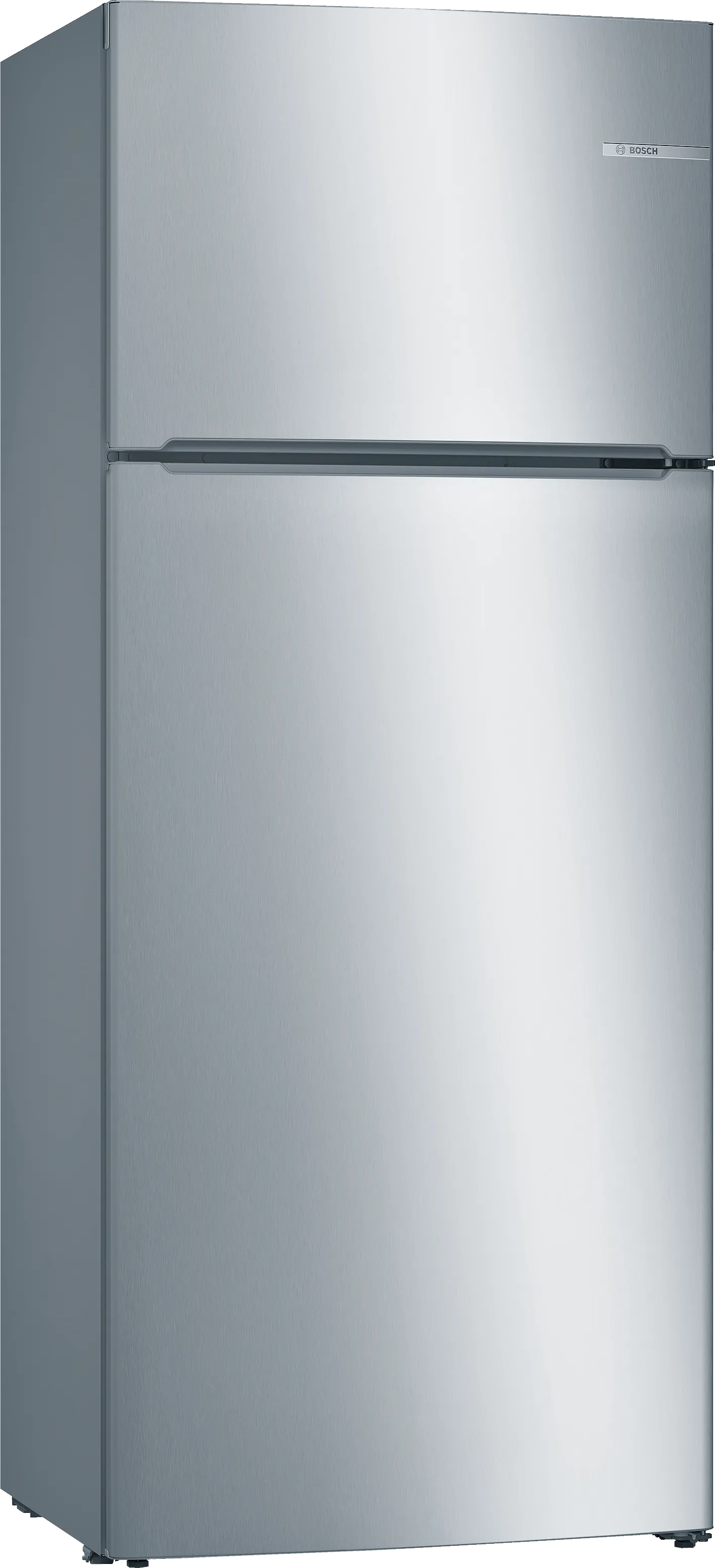 Series 4 free-standing fridge-freezer with freezer at top 171 x 70 cm Stainless steel look 