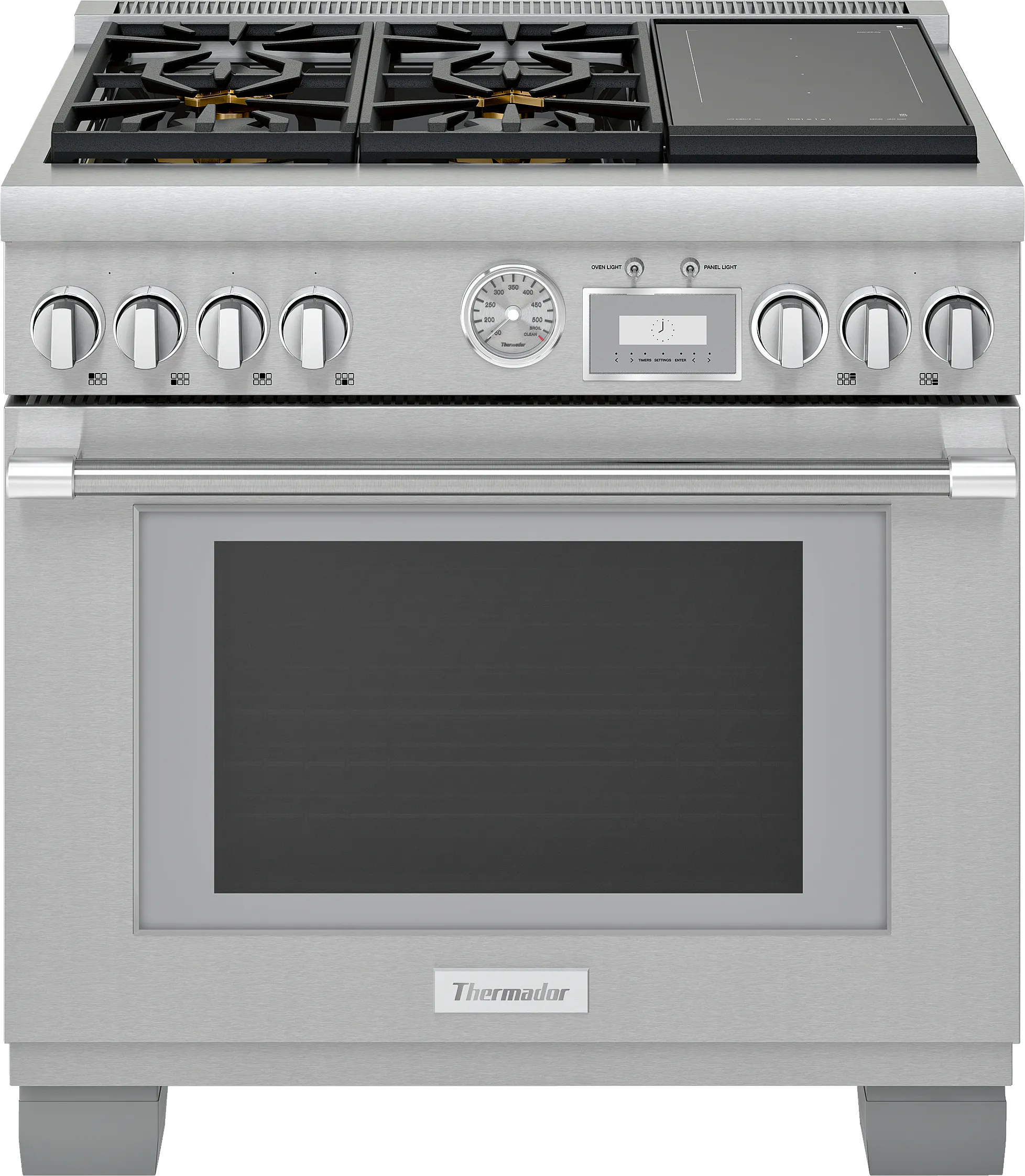 Dual Fuel Professional Range 36'' Pro Grand® Commercial Depth Stainless Steel 