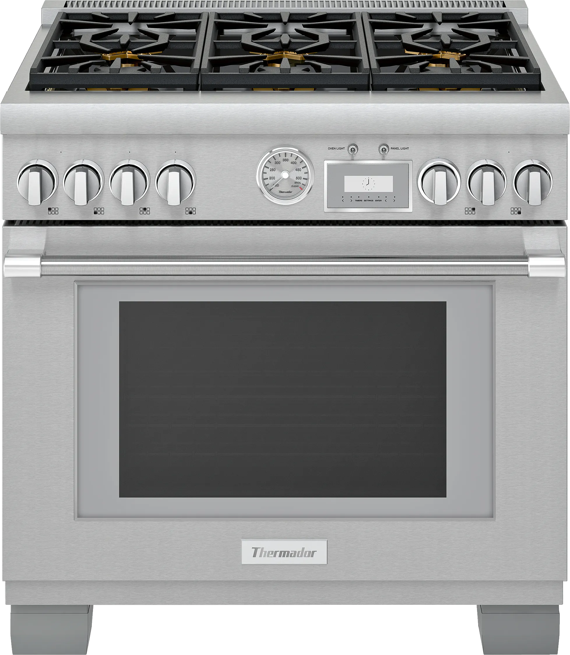 Dual Fuel Professional Range 36'' Pro Grand® Commercial Depth Stainless Steel 