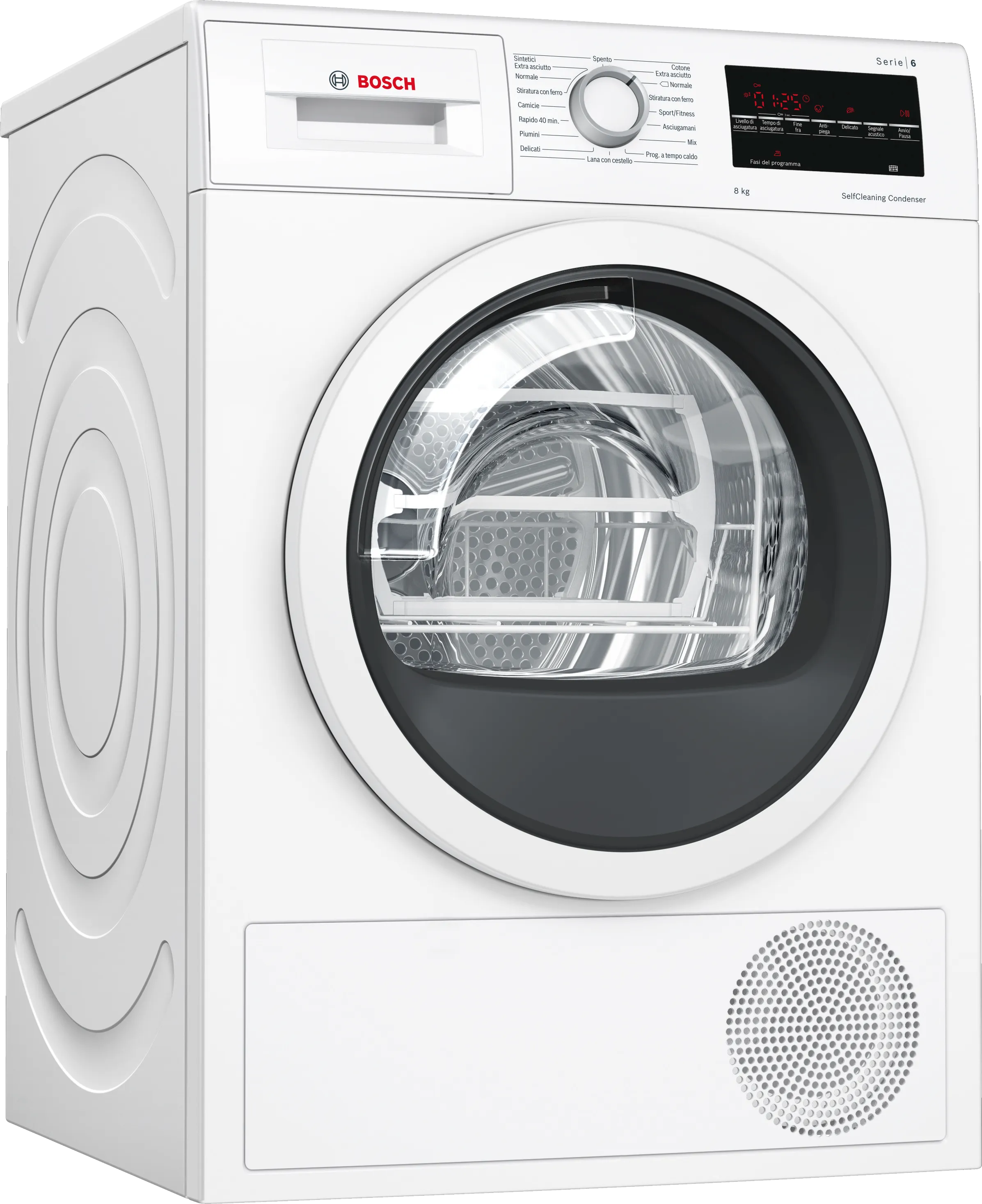 Serie 6 Asciugatrice a pompa di calore 8 kg Bianco