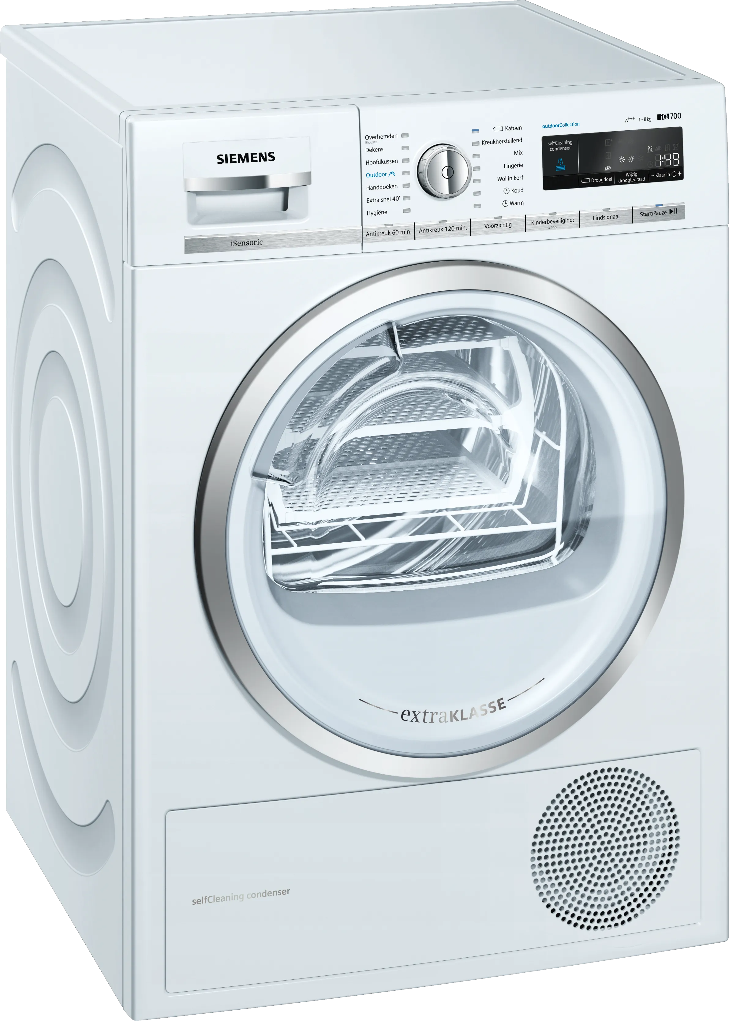 iQ700 heat pump dryer 8 kg White