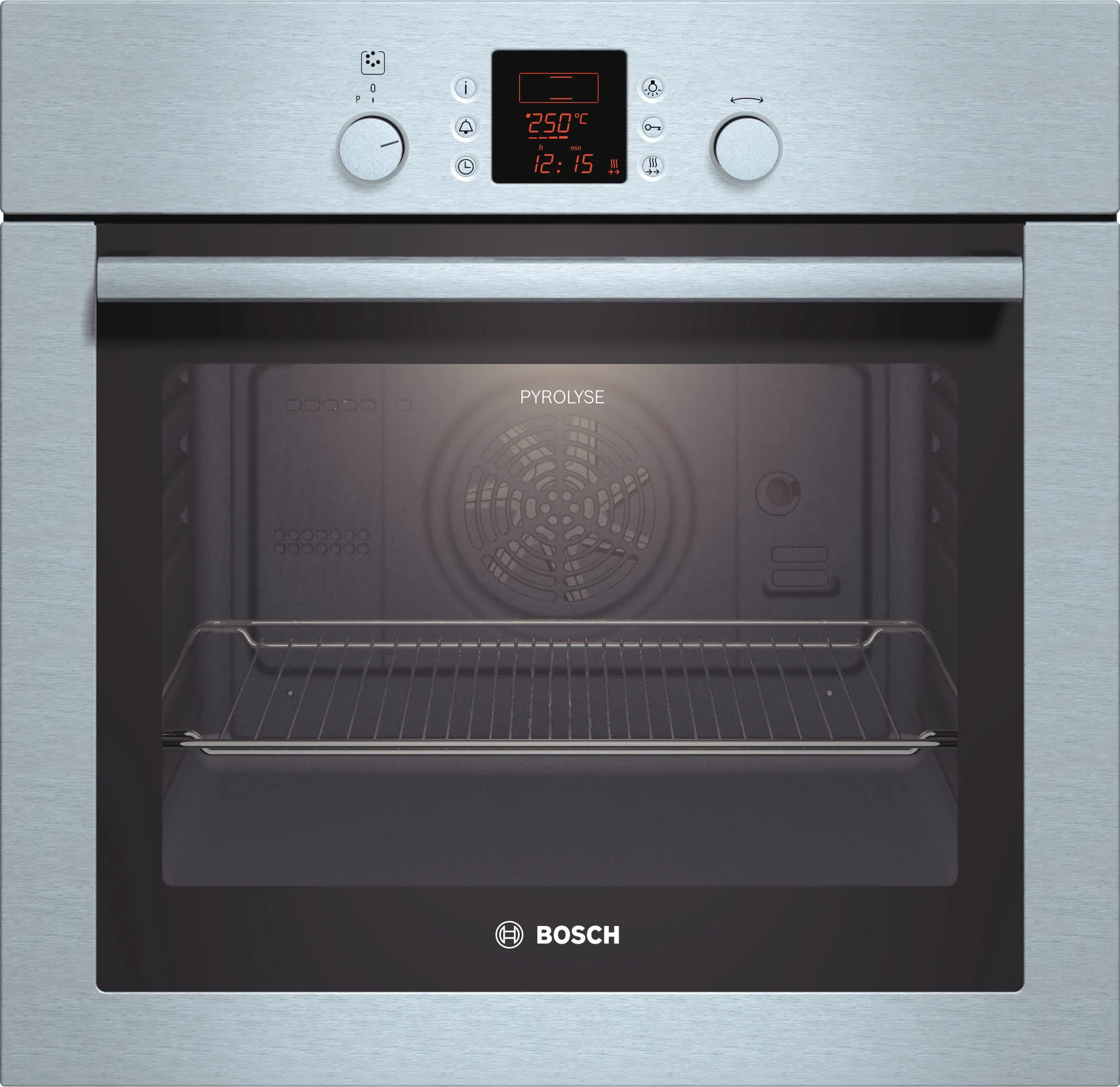 Built-in oven 60 x 60 cm Stainless steel