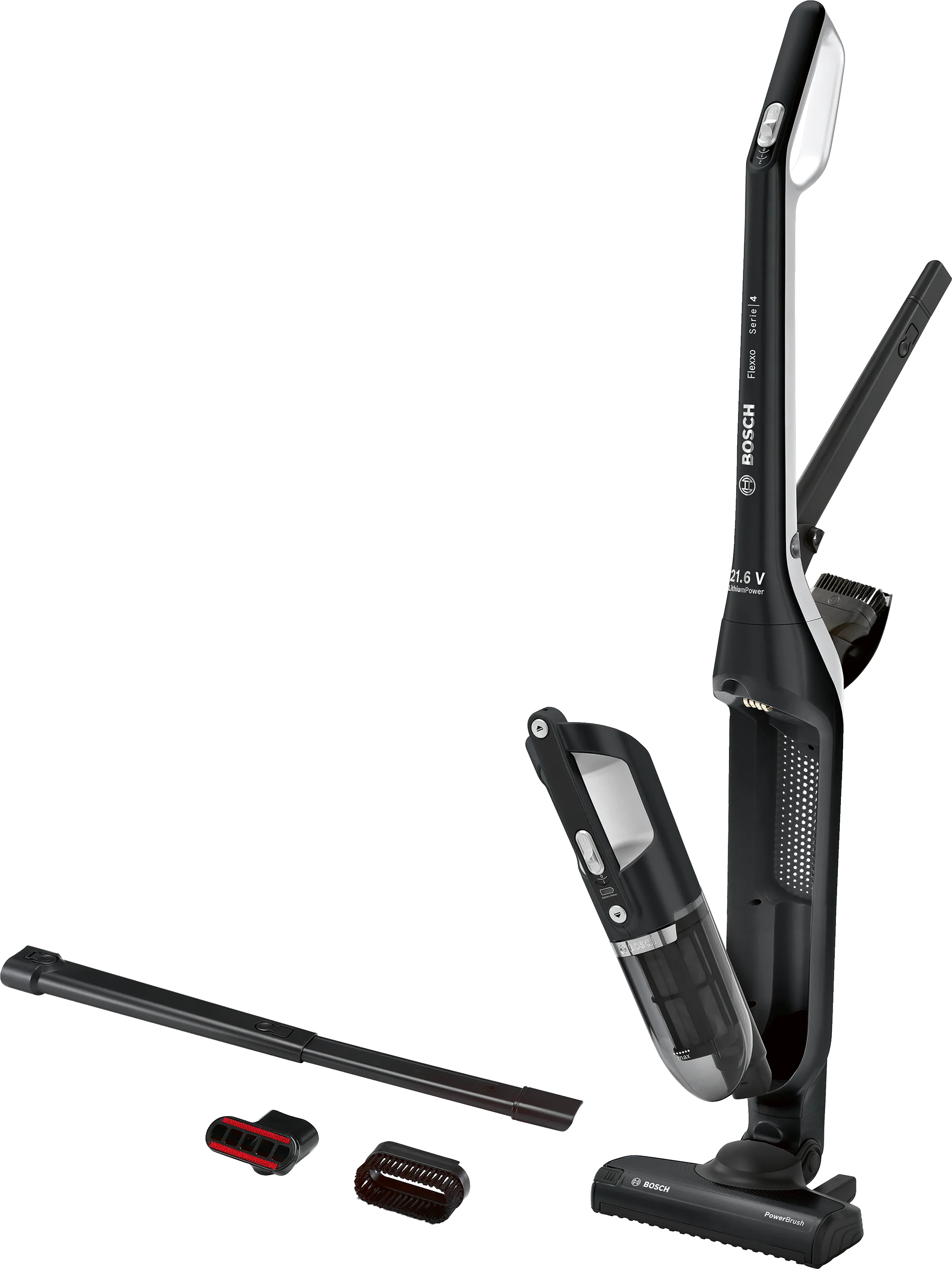 ซีรี่ 4 Rechargeable vacuum cleaner Flexxo 21.6V สีดำ 