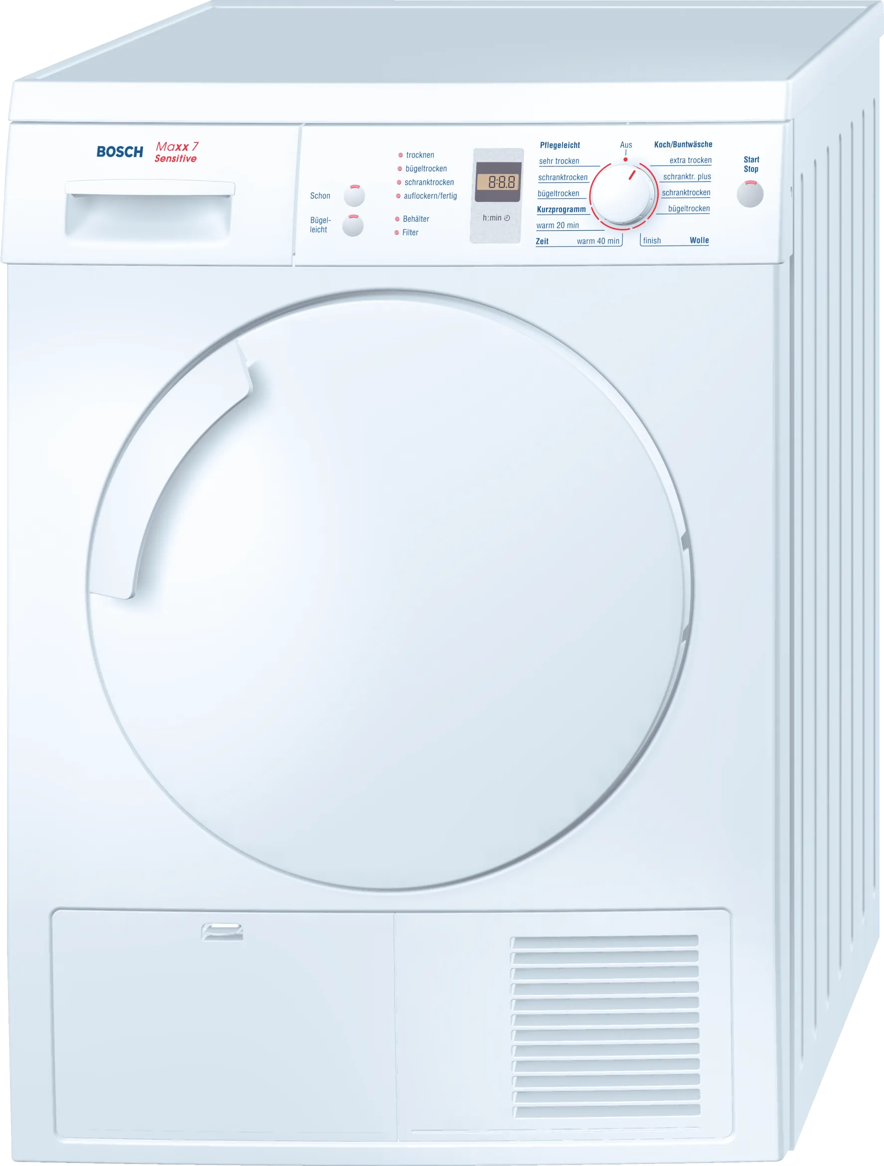 condenser tumble dryer 7 kg White