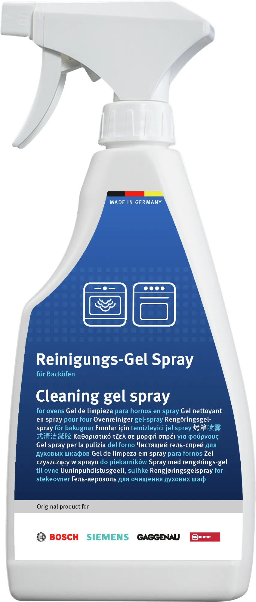Cleaning Gel Spray for Ovens 