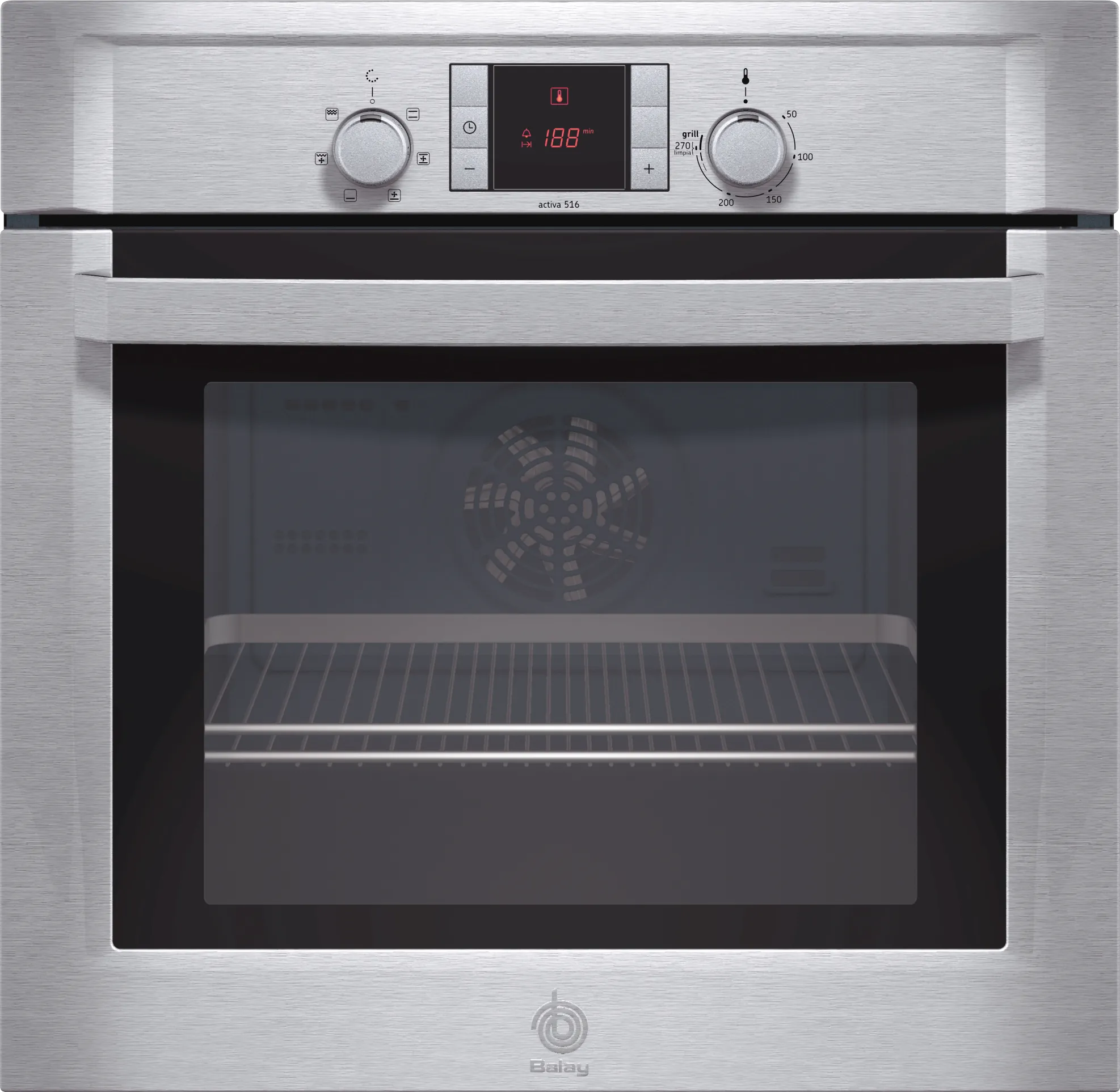  Built-in oven 60 x 60 cm Stainless steel