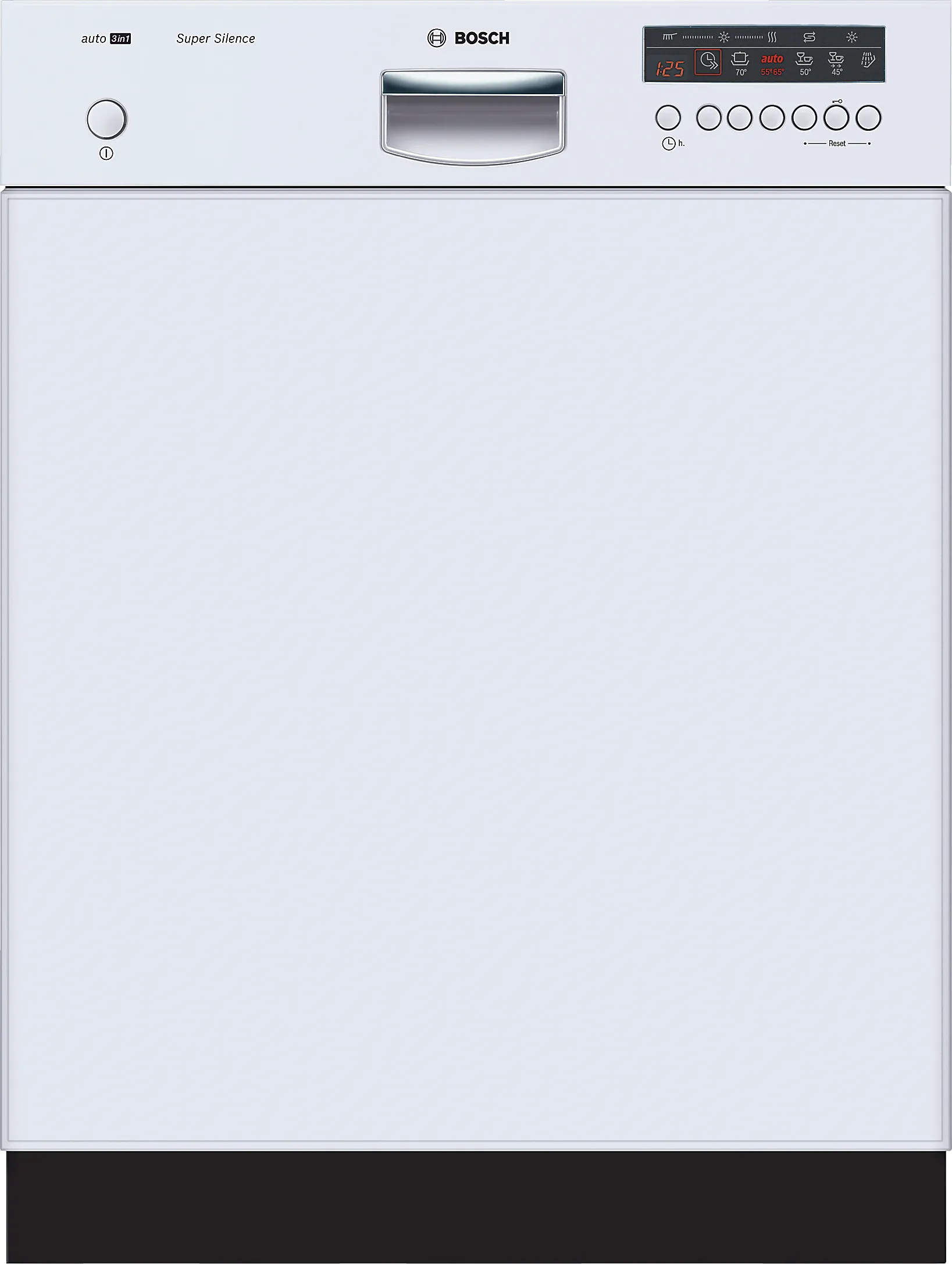 built-under dishwasher 60 cm White