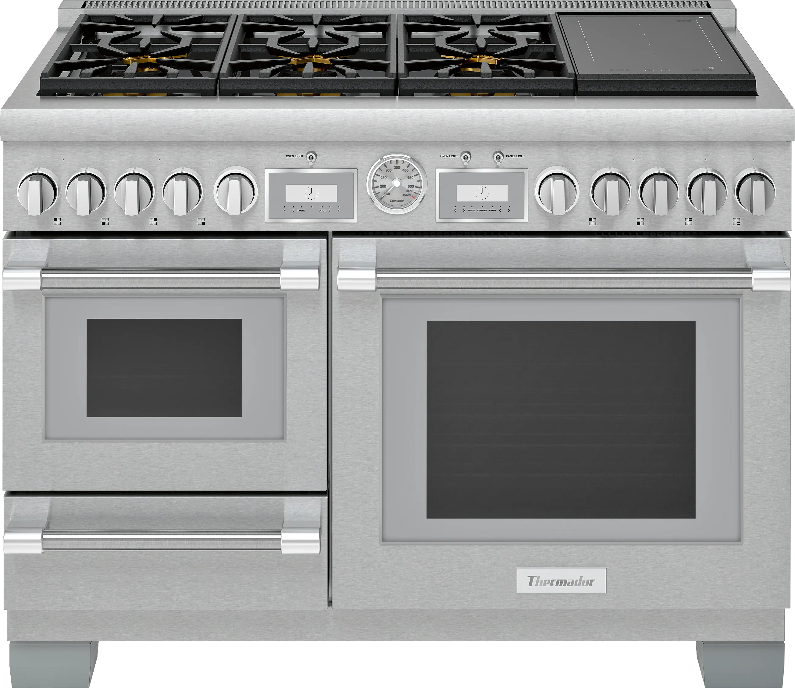 Dual Fuel Professional Range 48'' Pro Grand® Commercial Depth 