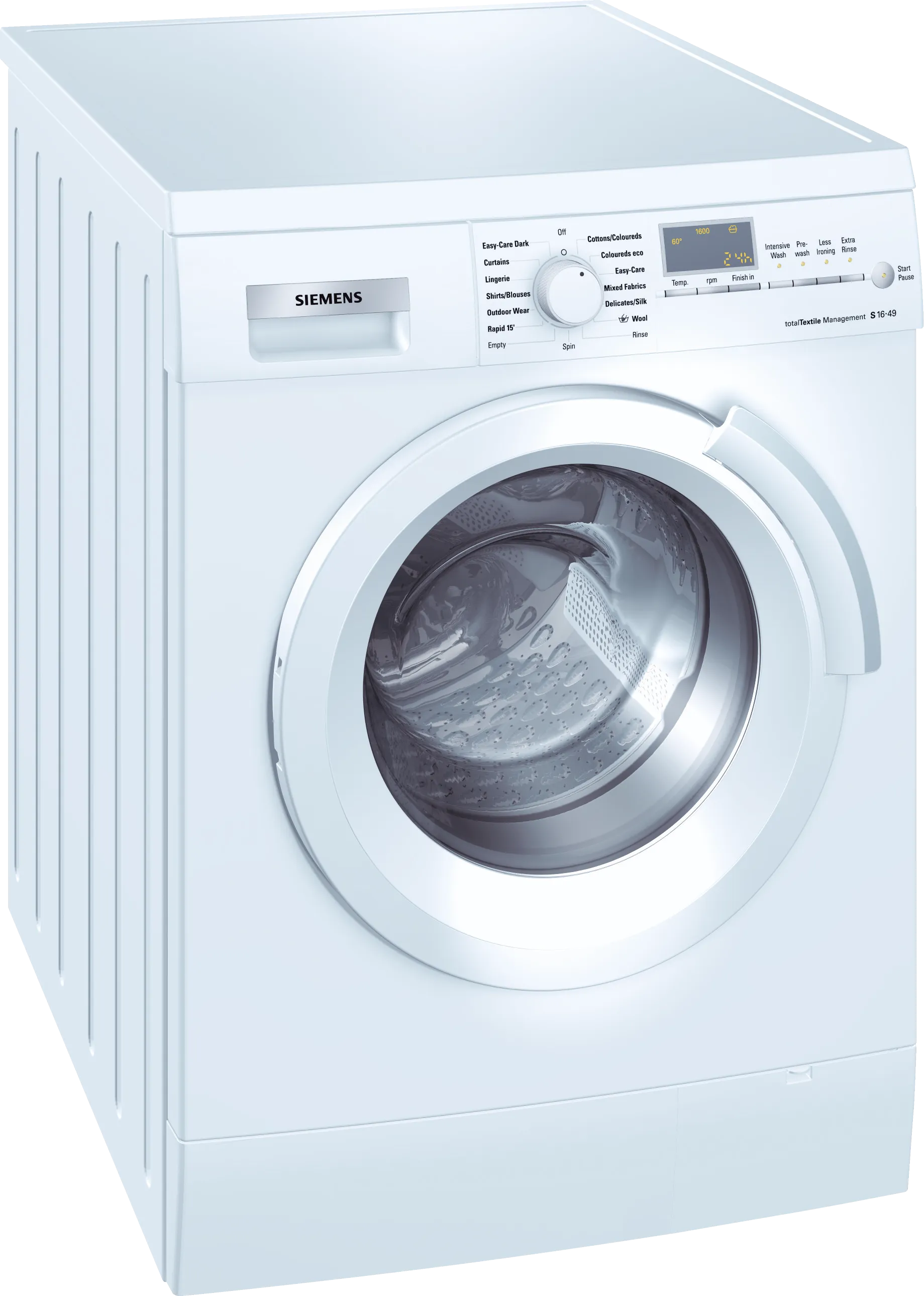 washing machine, frontloader fullsize 7 kg 1600 rpm