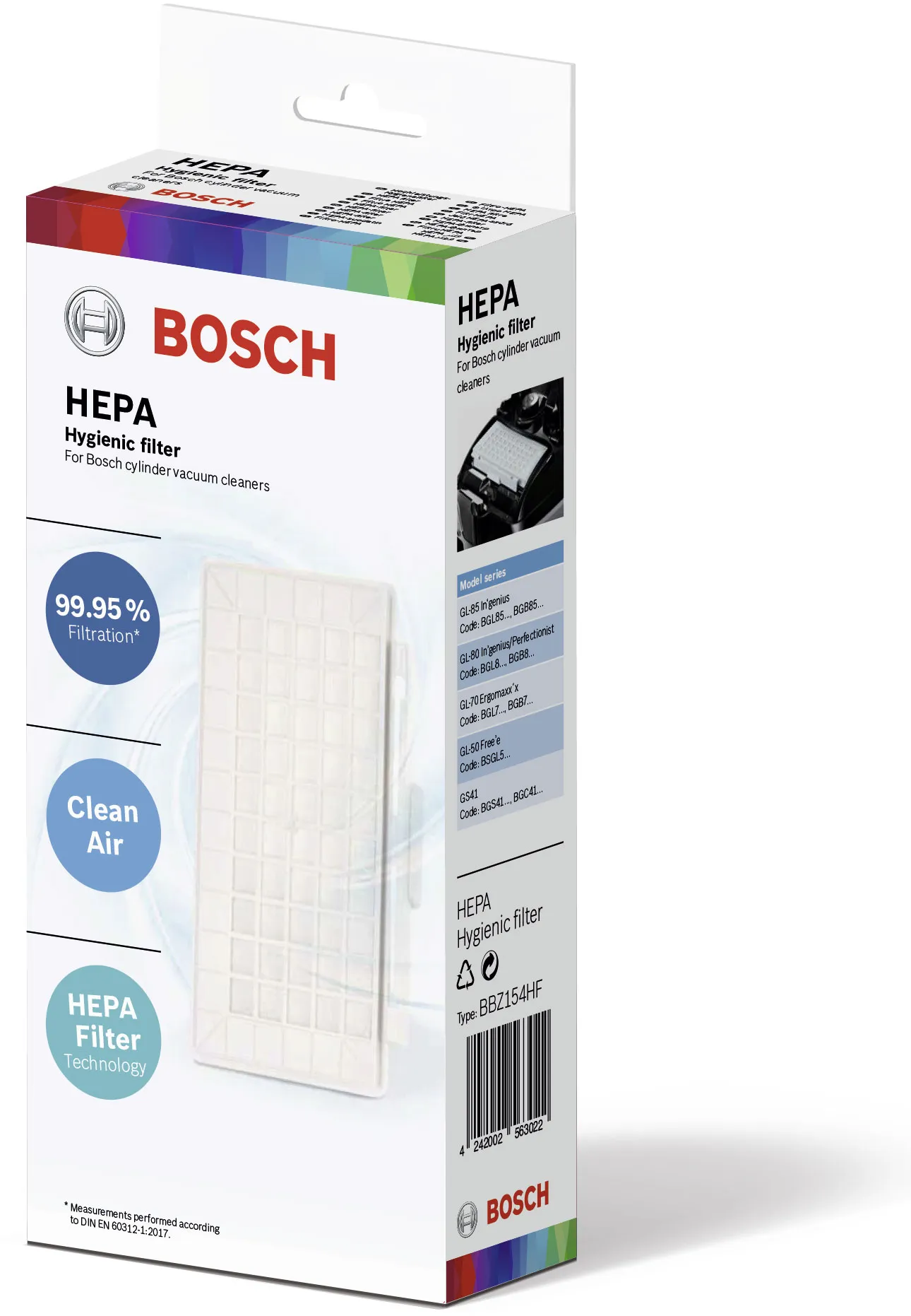 HEPA hygiene filter 