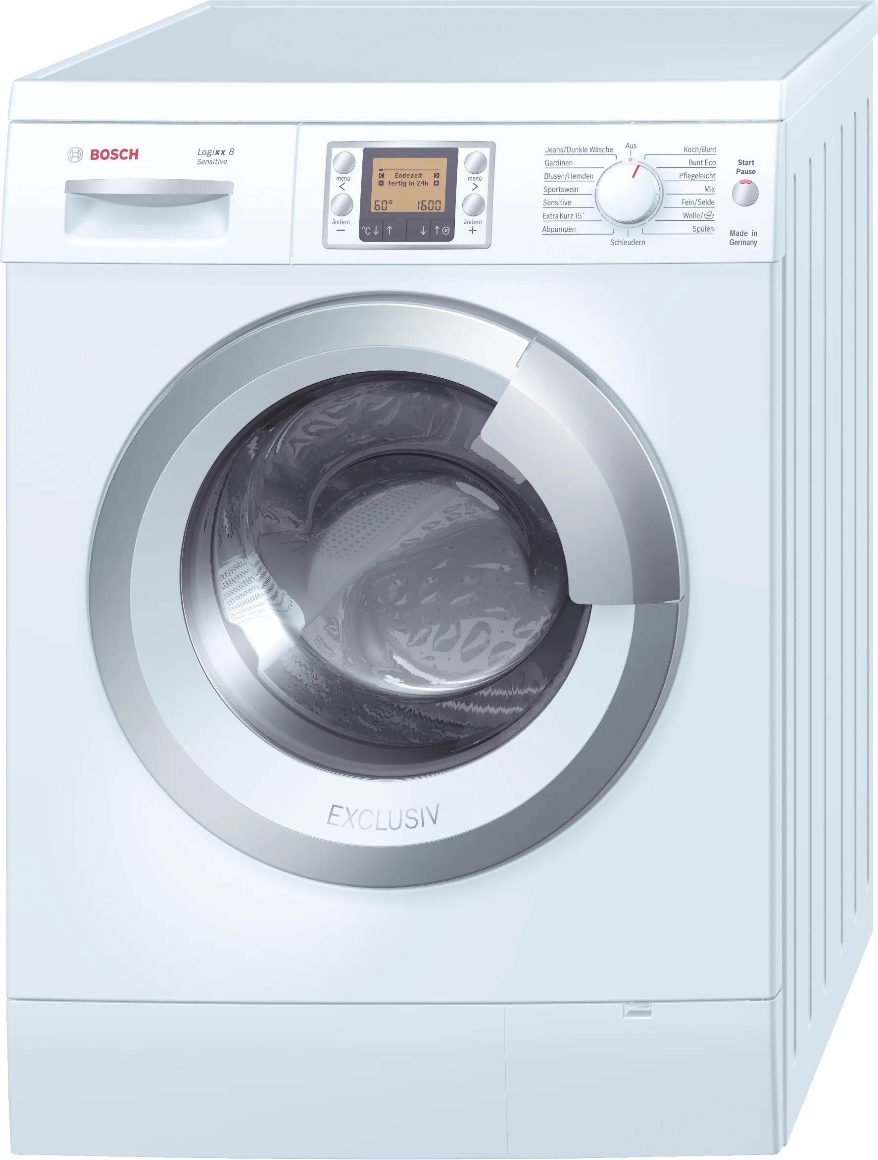 washing machine, frontloader fullsize 8 kg 1600 rpm