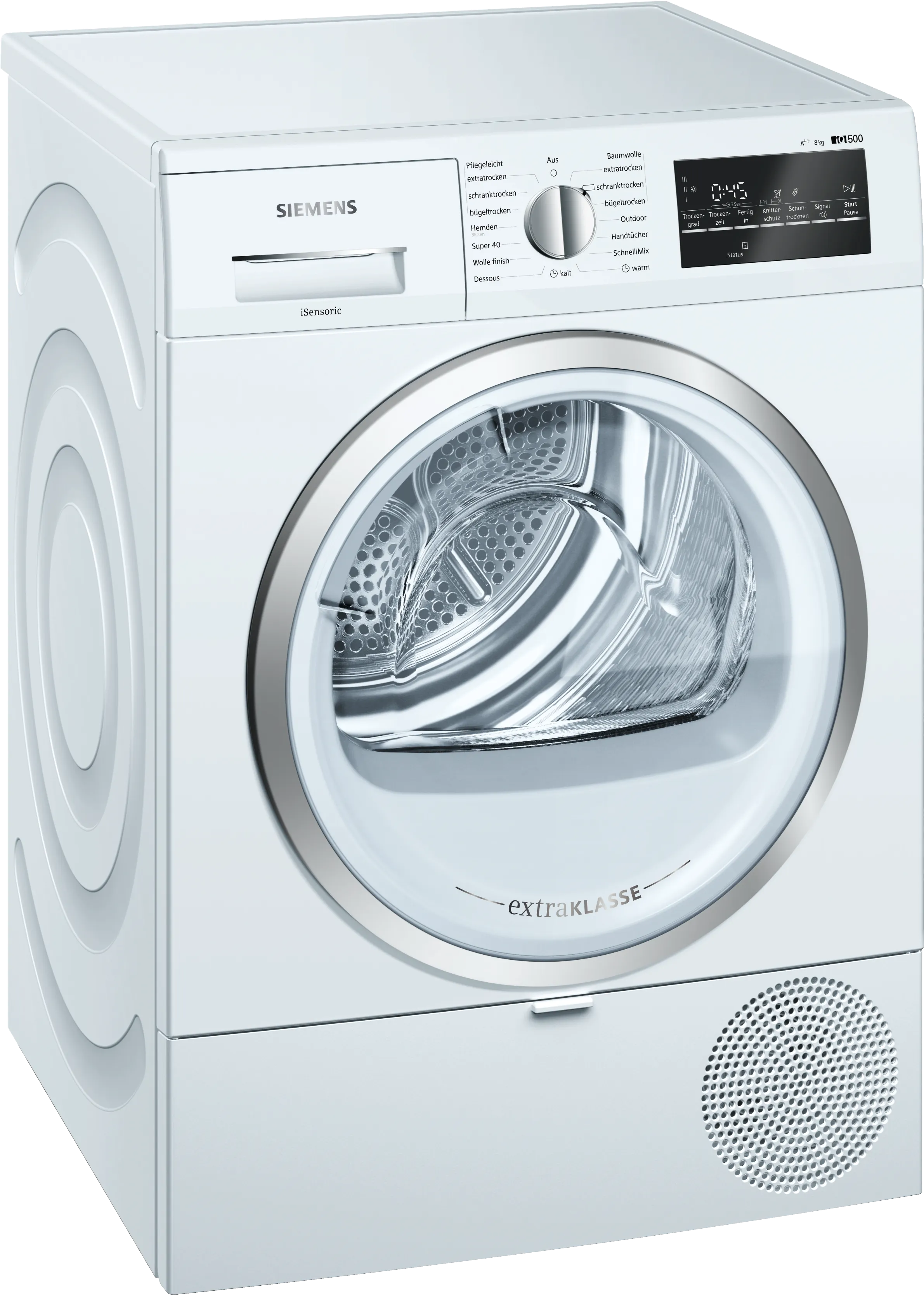 iQ500 heat pump dryer 8 kg White