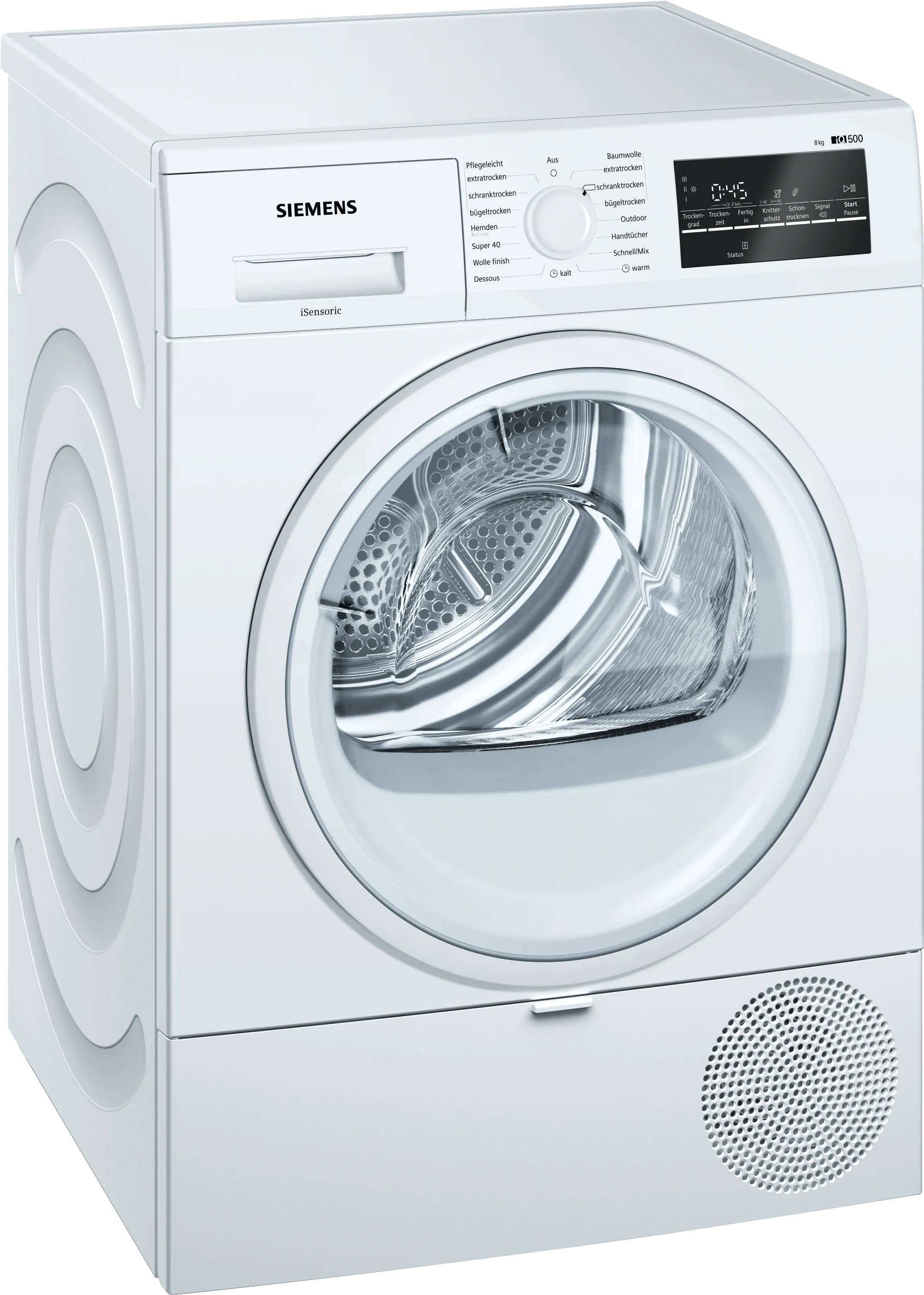 iQ500 heat pump dryer 8 kg White