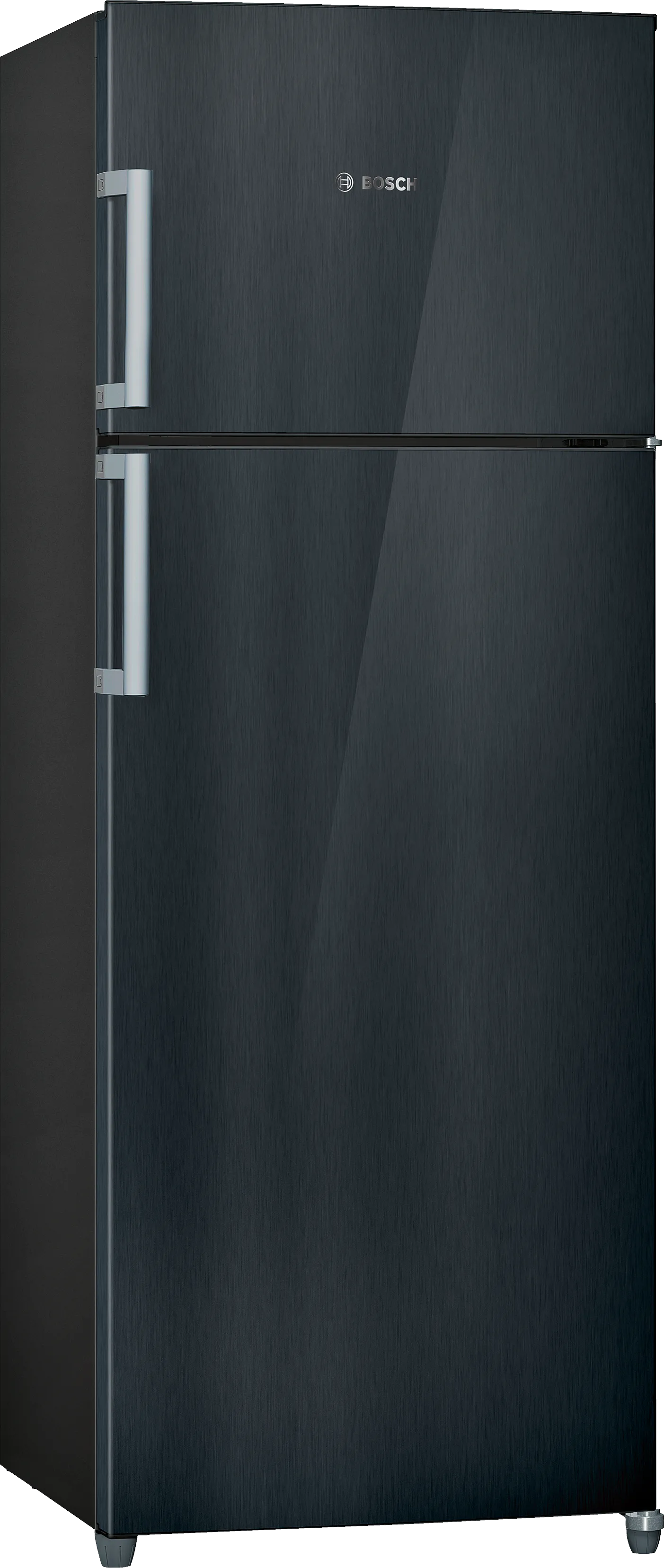 Series 4 free-standing fridge-freezer with freezer at top 175.4 x 65.2 cm Black, Total No Frost