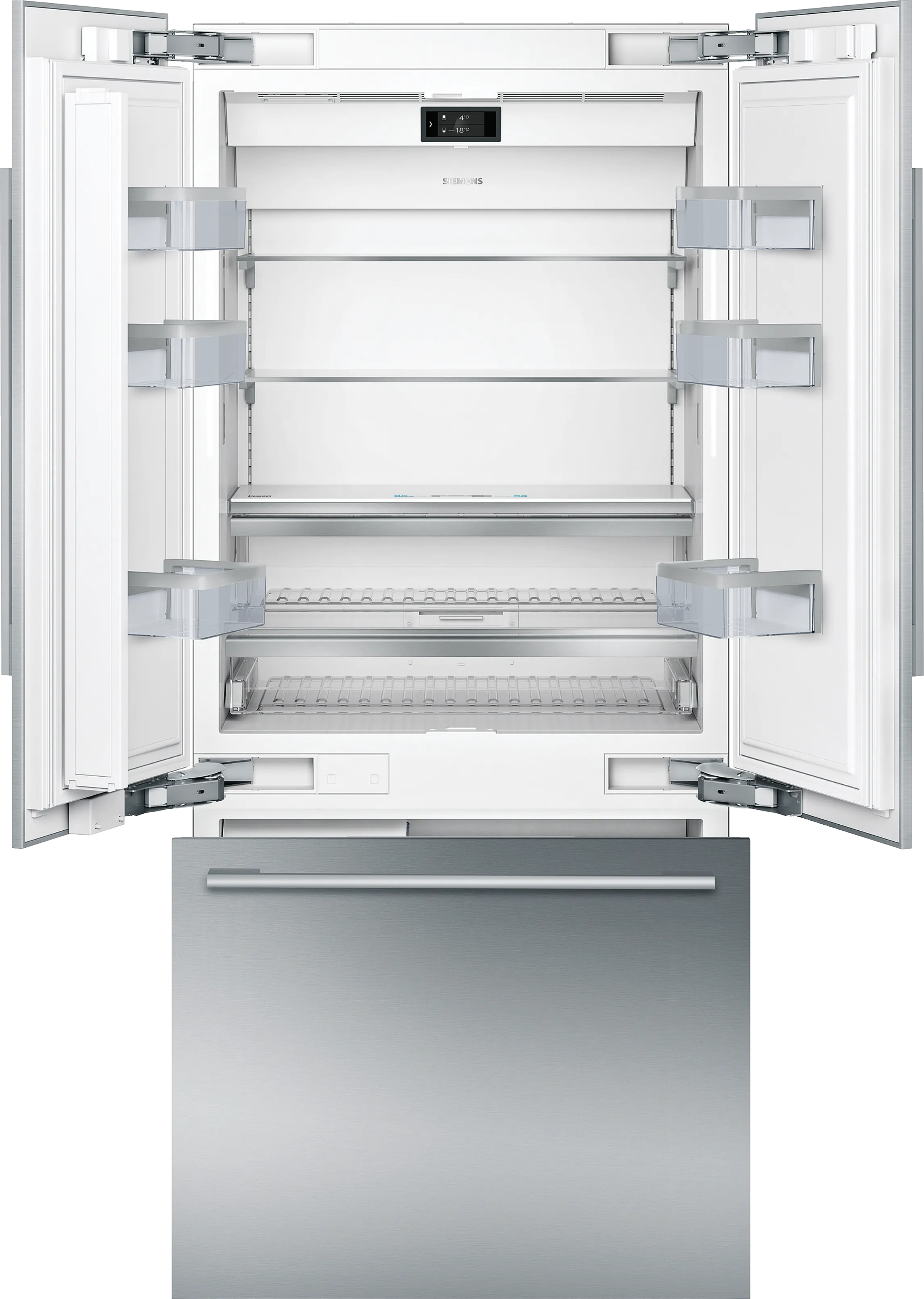 iQ700 Built-in fridge-freezer with freezer at bottom 212.5 x 90.8 cm flat hinge 