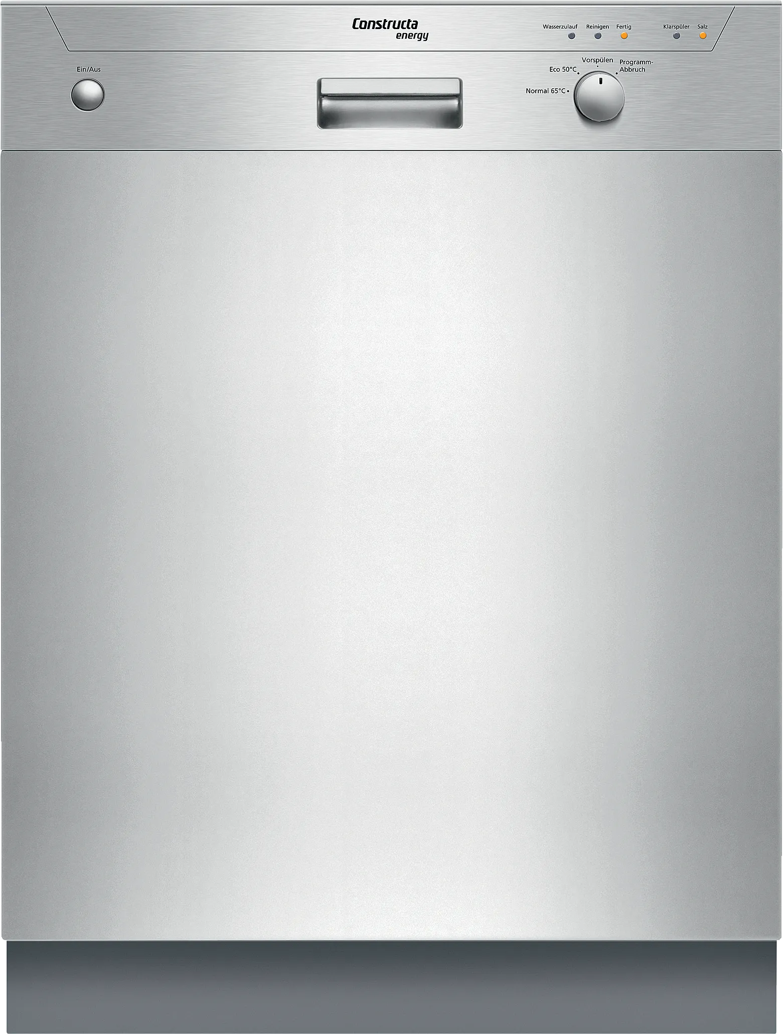  built-under dishwasher 60 cm Brushed steel