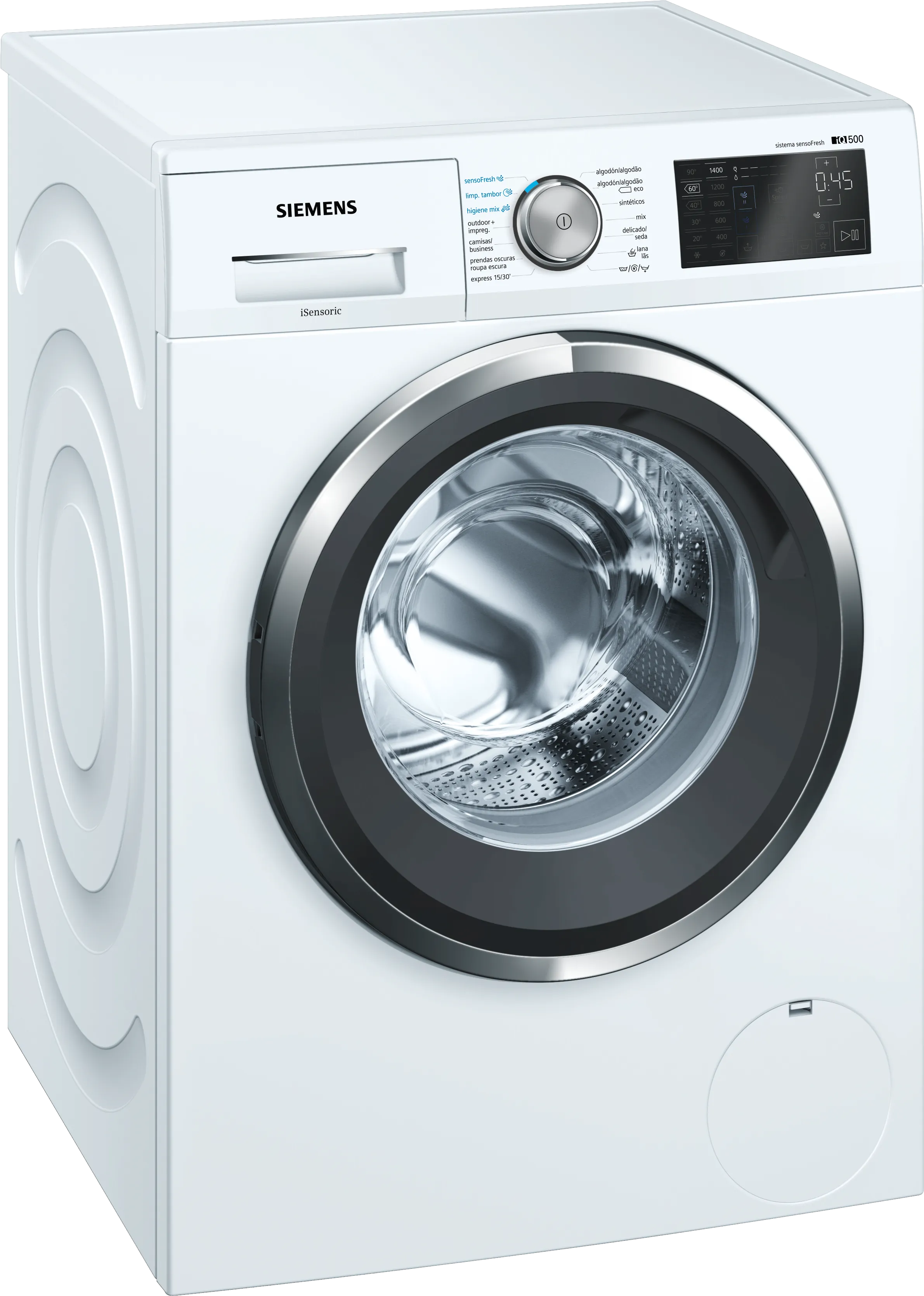 iQ500 washing machine, frontloader fullsize 9 kg 1400 rpm, White
