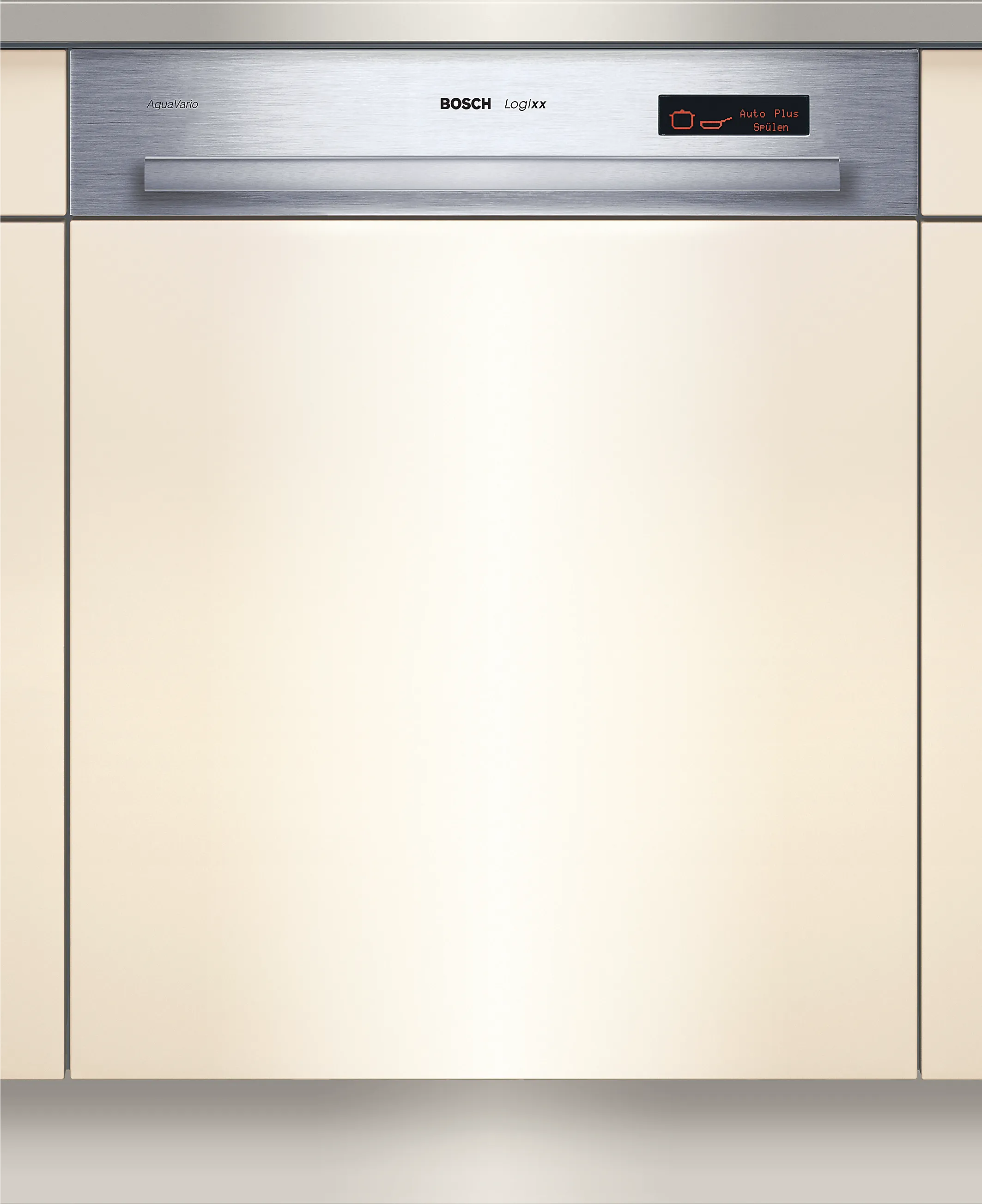  semi-integrated dishwasher 60 cm Brushed steel