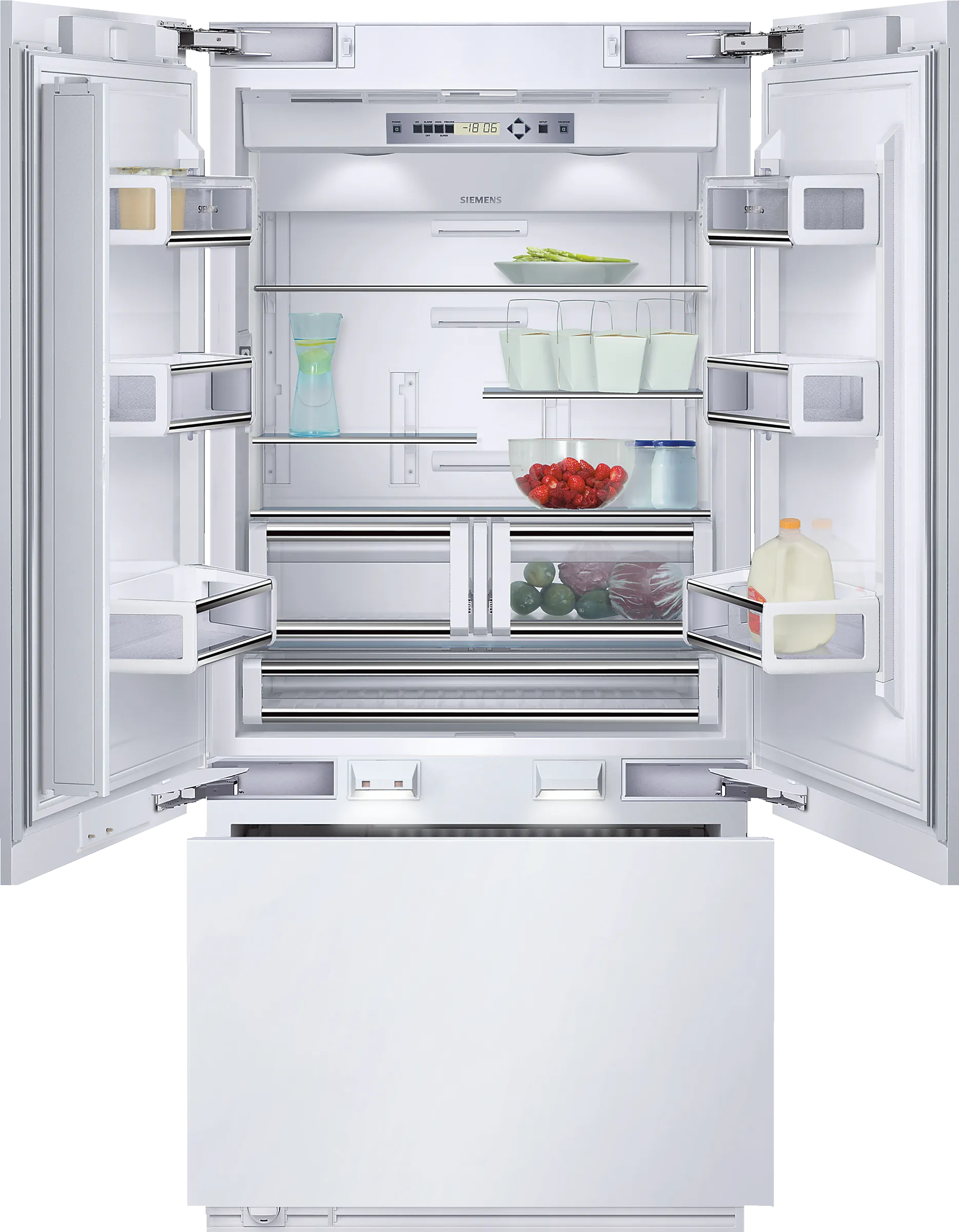 iQ700 built-in fridge-freezer with freezer at bottom 212.5 x 90.8 cm