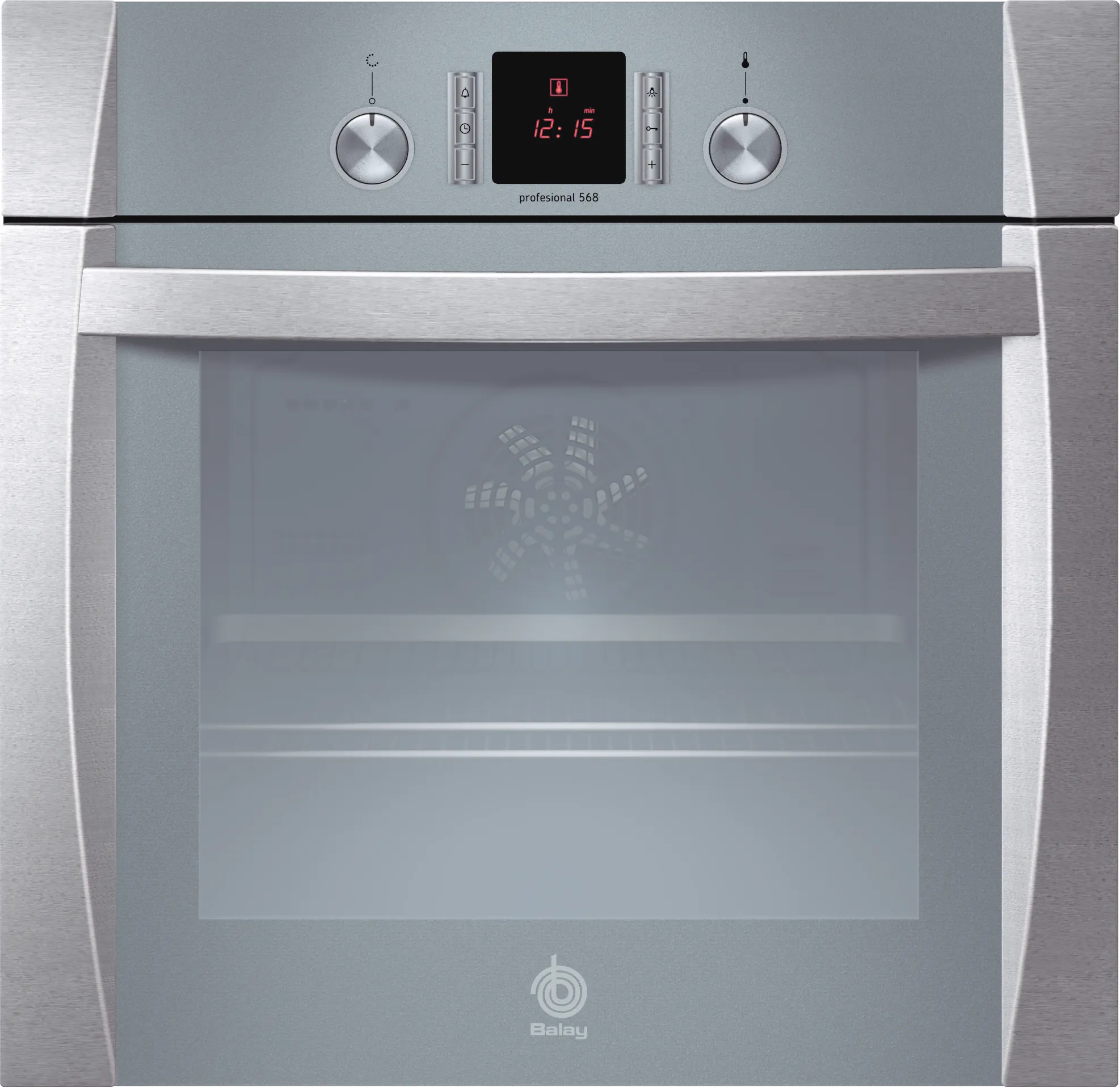 Built-in oven 60 x 60 cm Cristal black - stainlesss steel