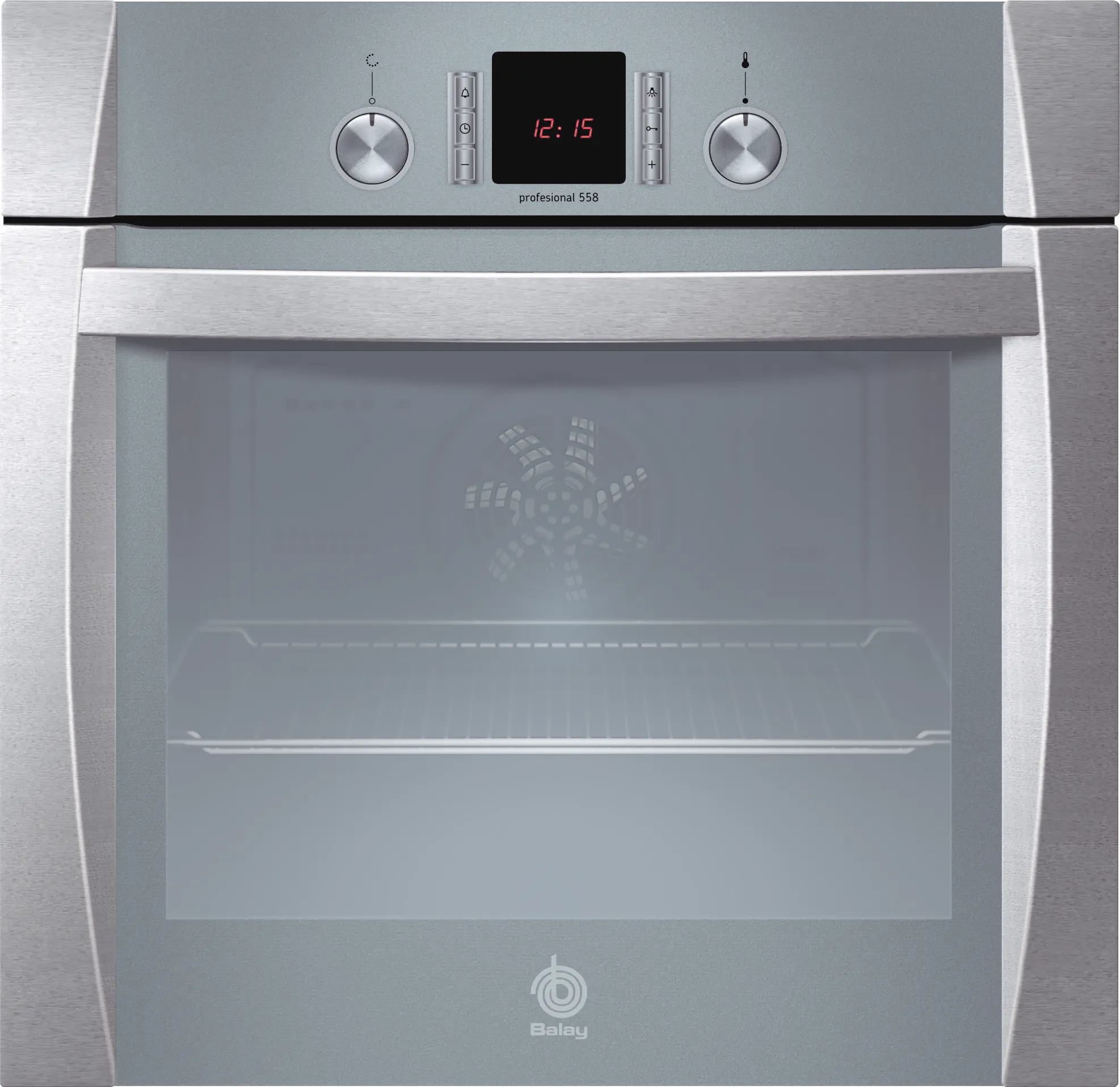  Built-in oven 60 x 60 cm Cristal black - stainlesss steel