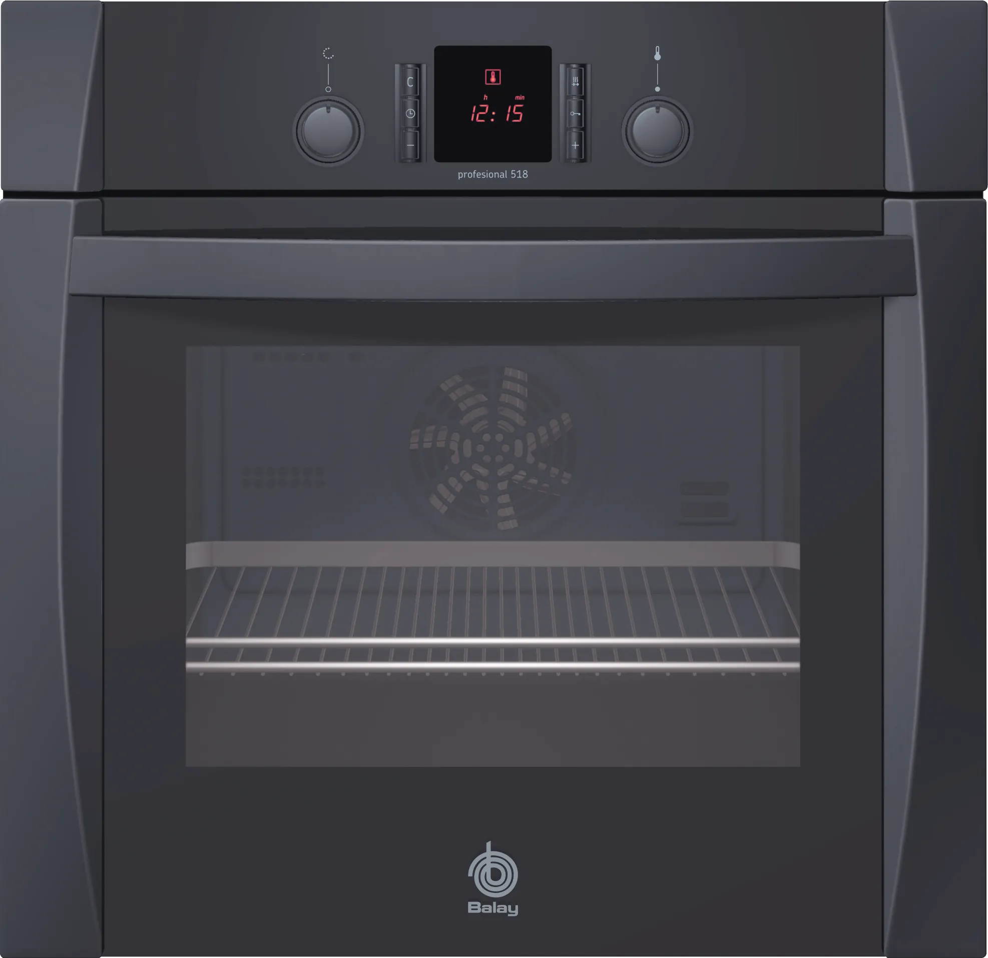 Built-in oven 60 x 60 cm Cristal black