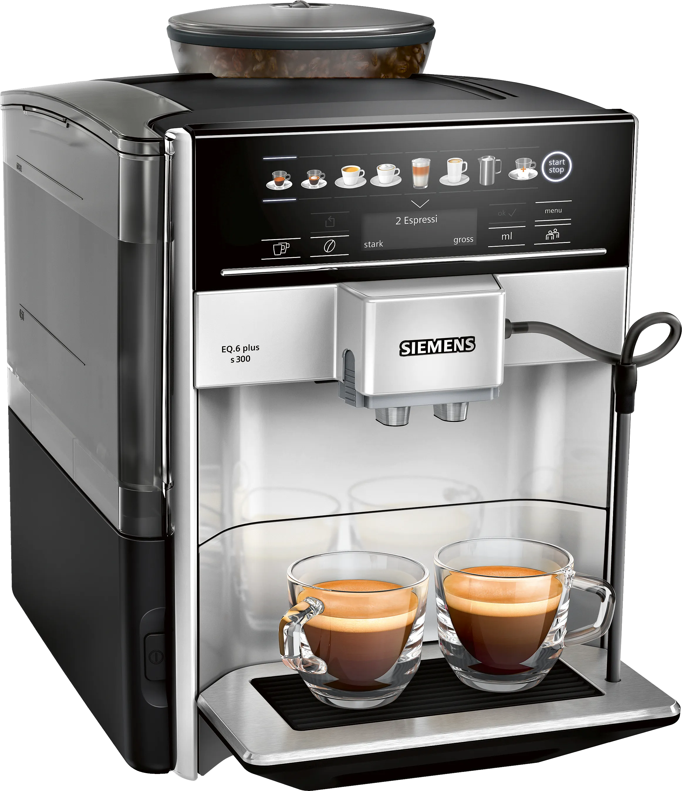 Machines à café automatiques EQ6 plus s300 Gris foncé 