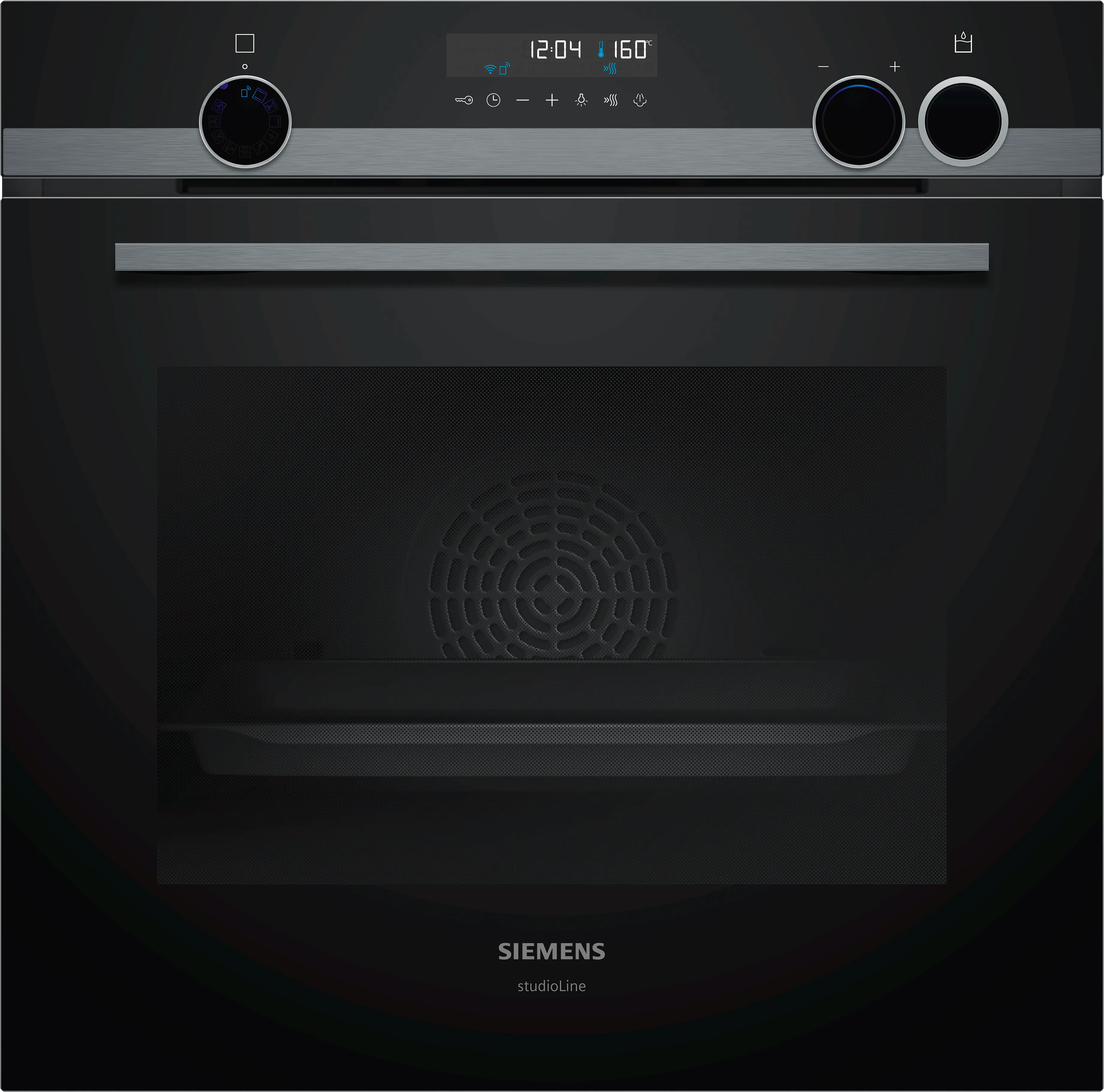 iQ500 Multifunctionele oven met toegevoegde stoom 60 x 60 cm Zwart 