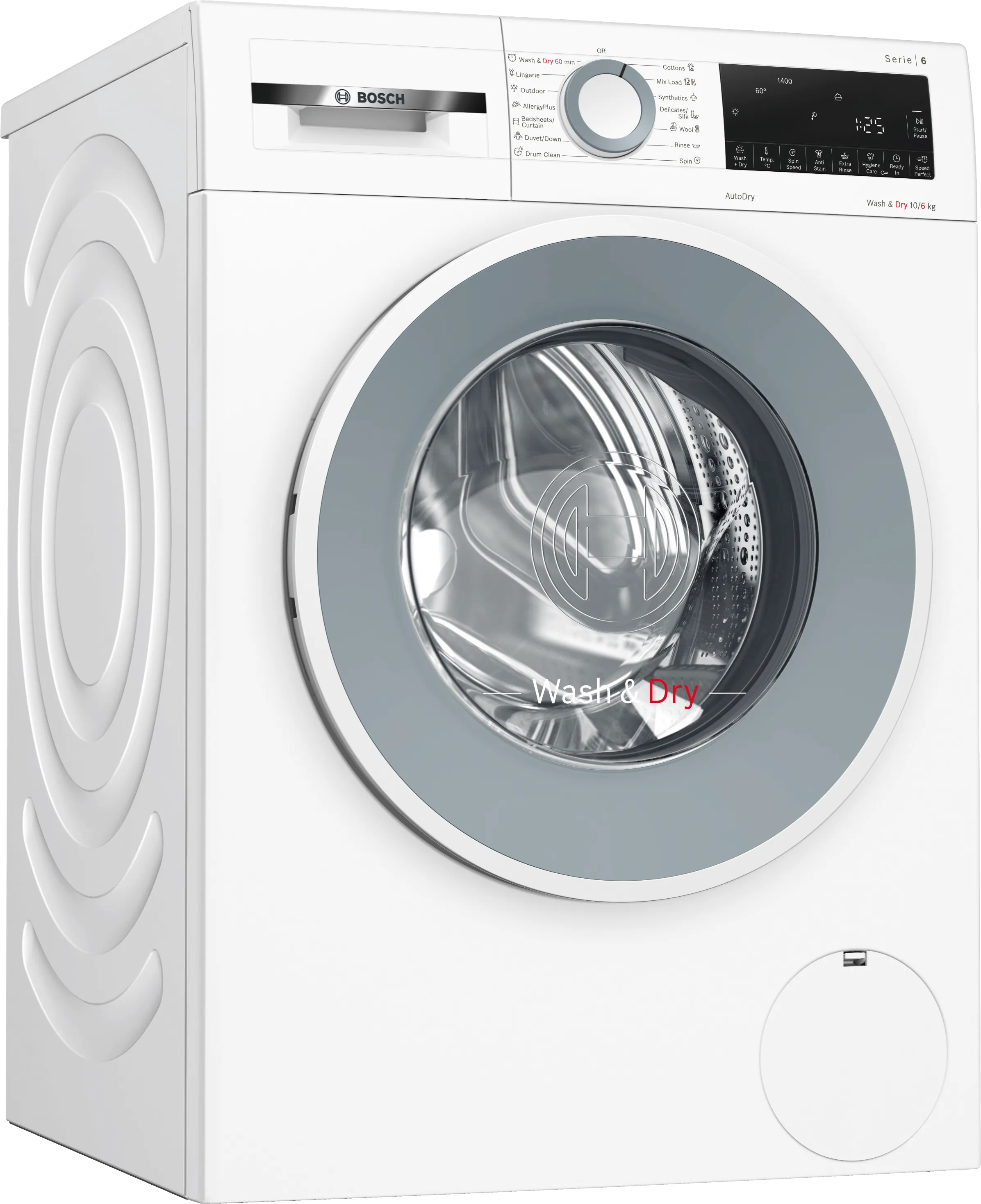 Series 6 washer dryer 10/6 kg 1400 rpm