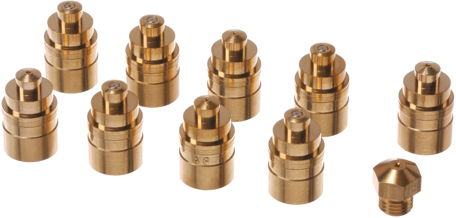 Liquid Propane Gas Nozzle Set (10 Piece) 