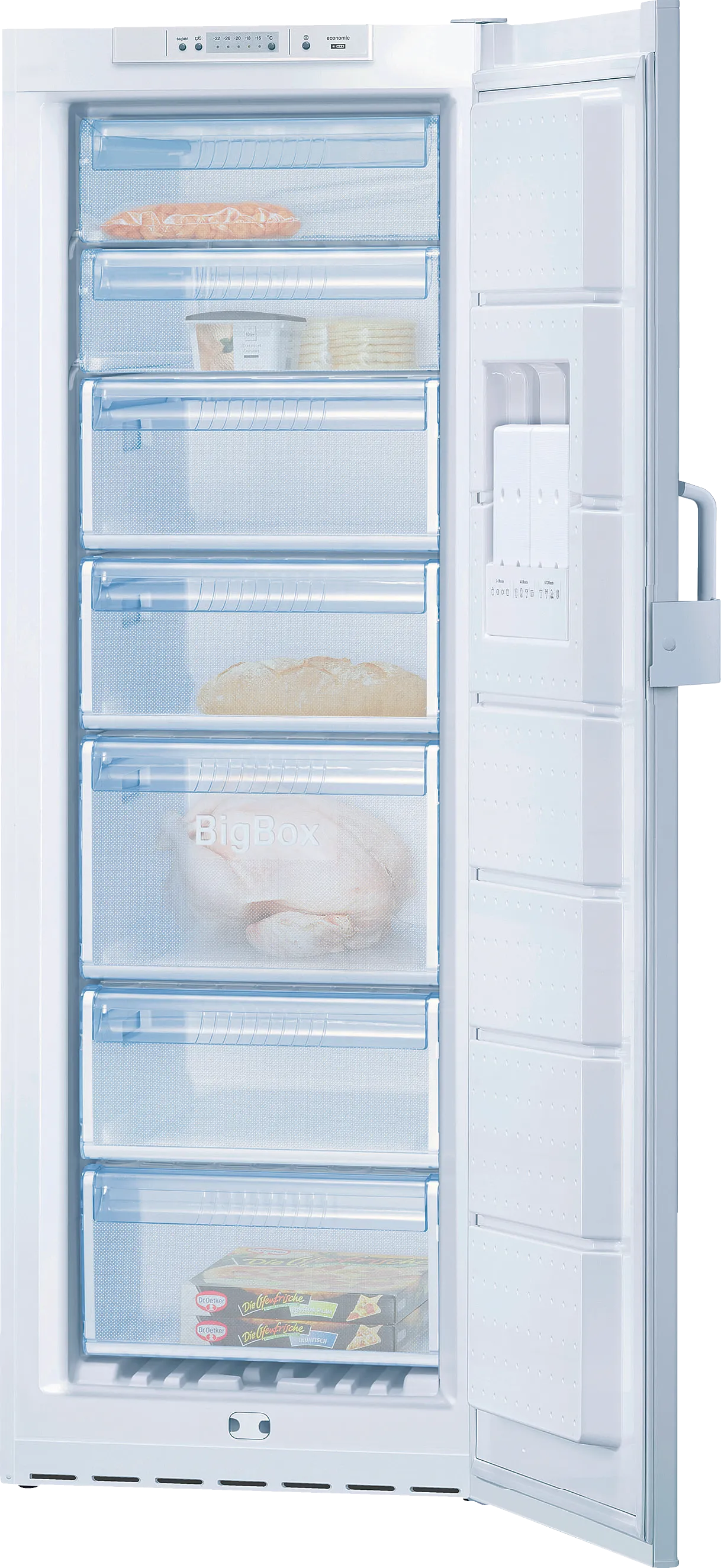 free-standing freezer 171 x 60 cm White