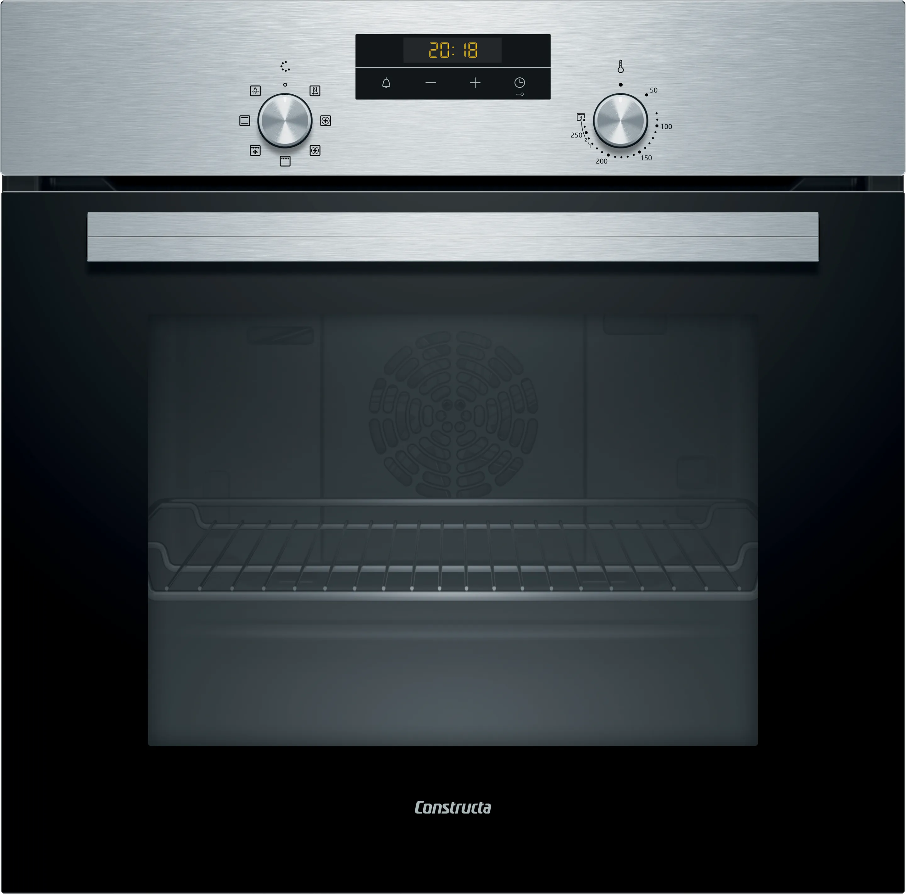 Einbau-Backofen 60 x 60 cm Edelstahl