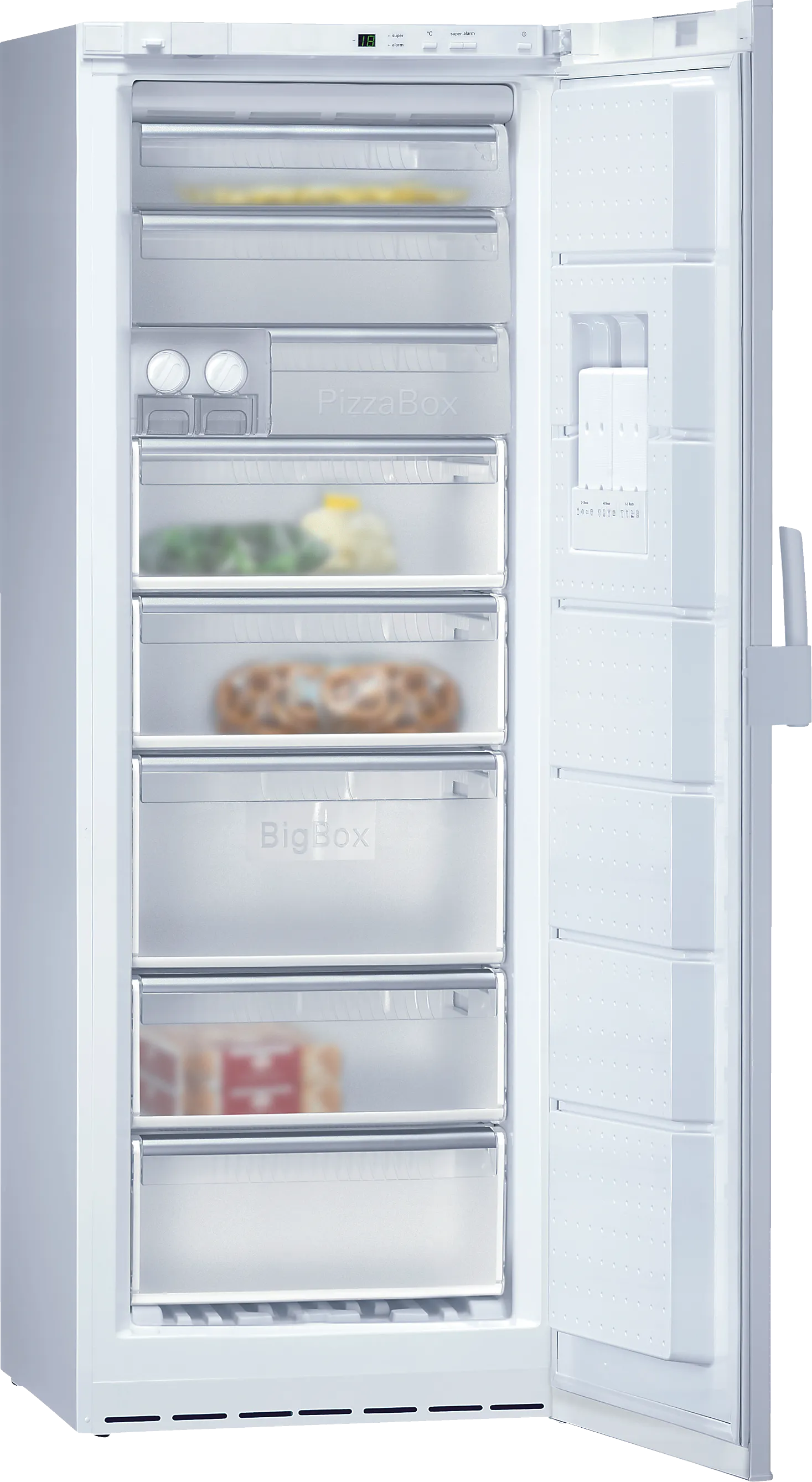 free-standing freezer 185 x 70 cm White
