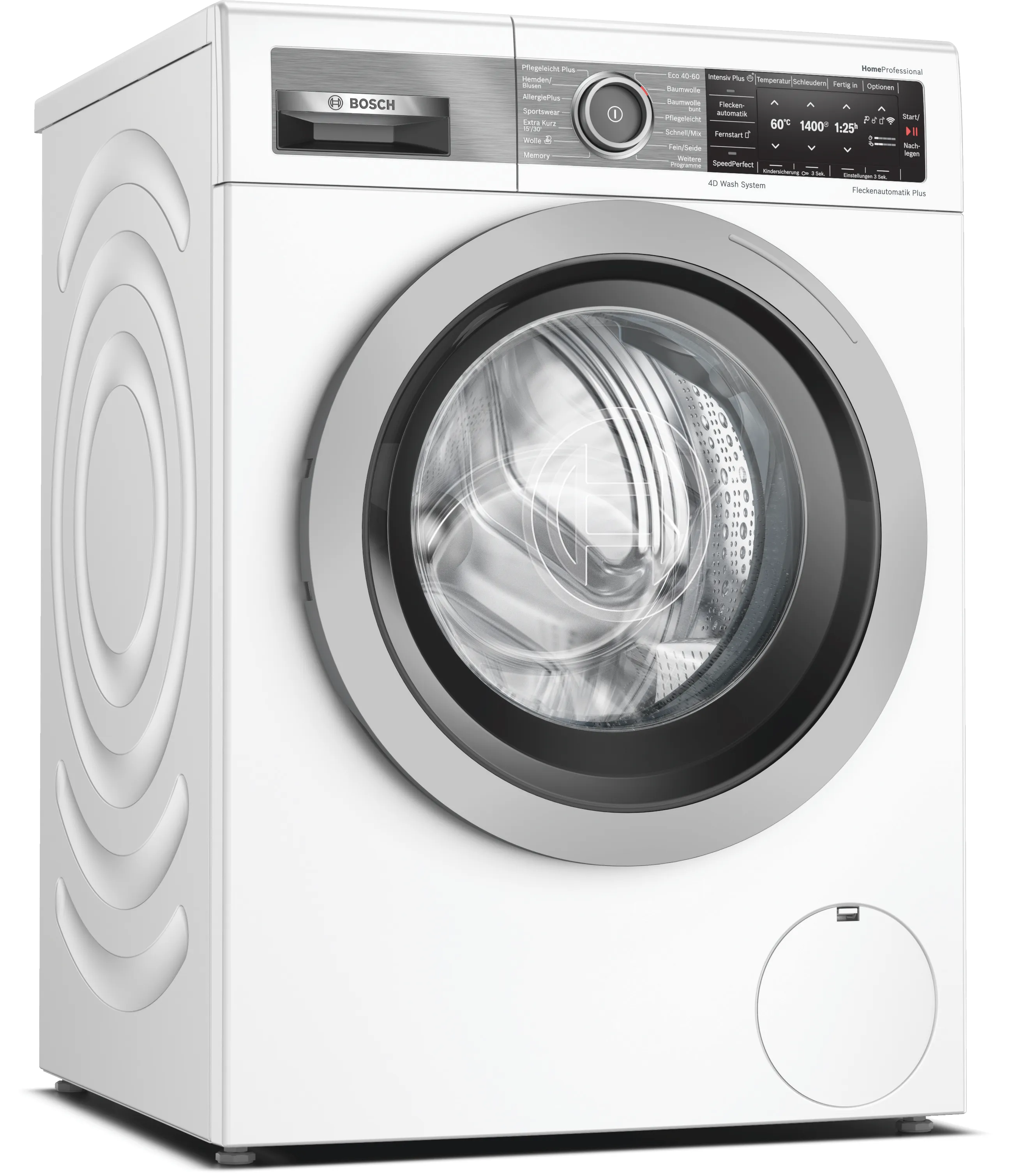 HomeProfessional washing machine, frontloader fullsize 9 kg 1400 rpm, White
