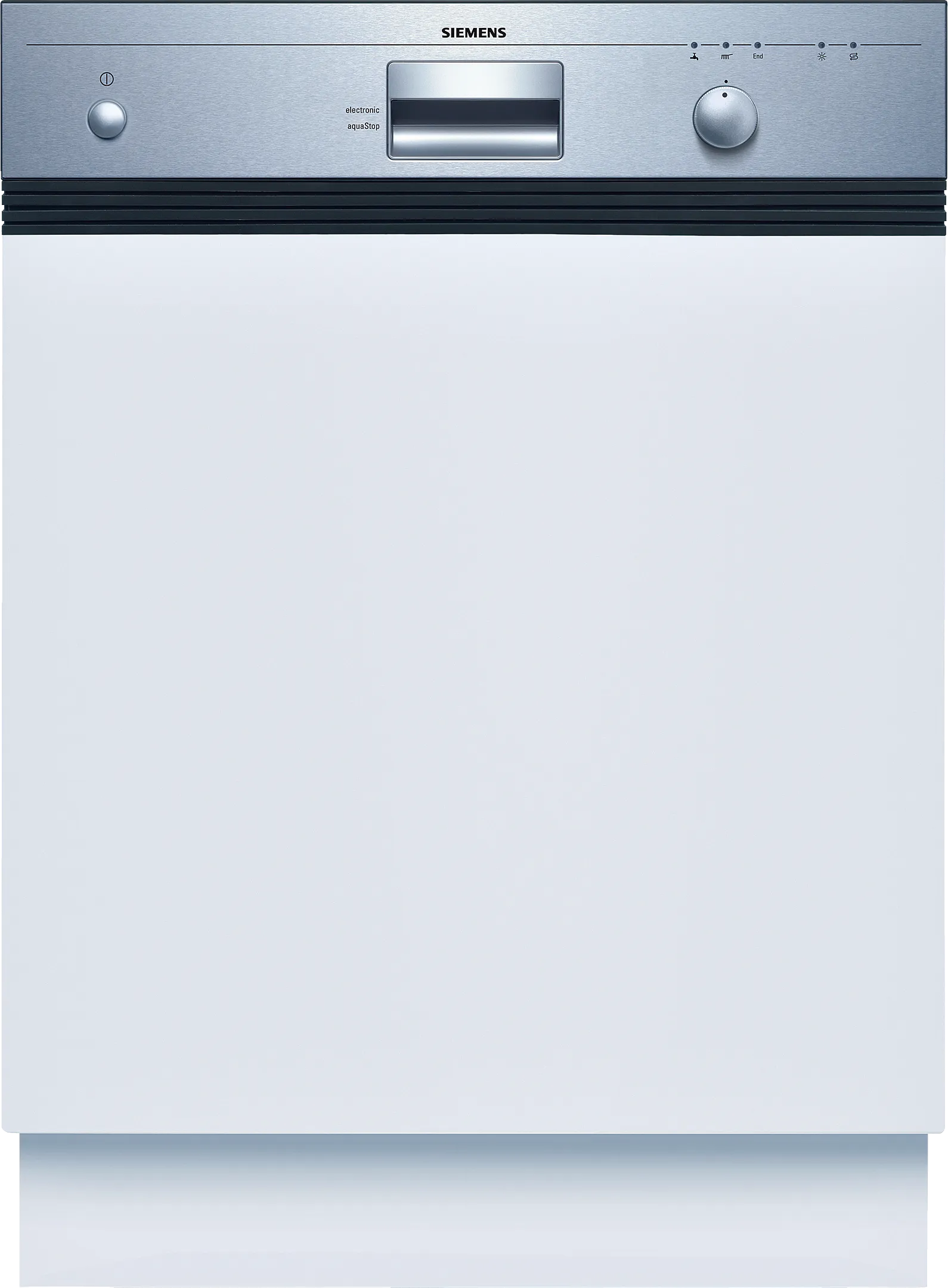  semi-integrated dishwasher 60 cm Brushed steel