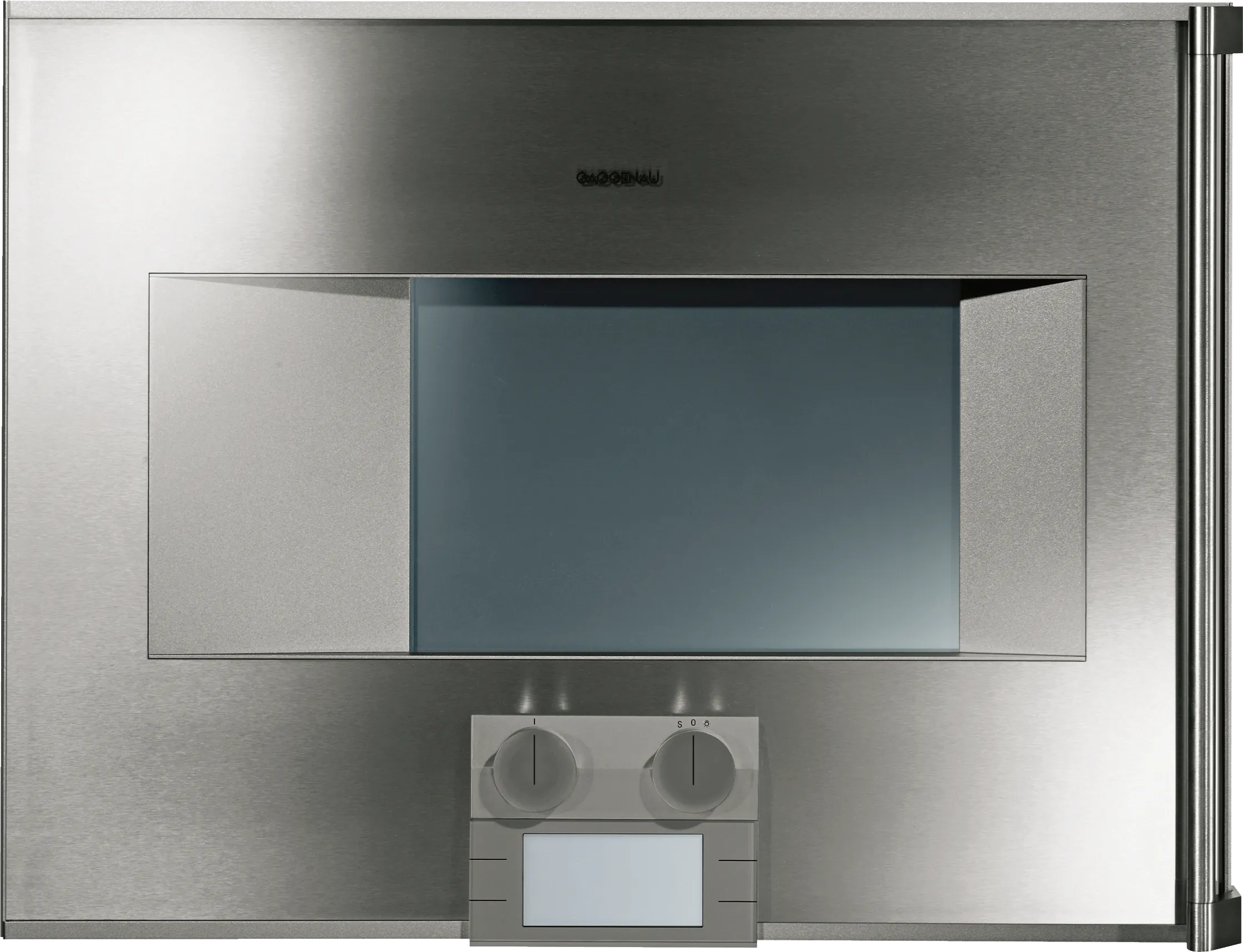  Built-in compact oven with steam function 60 x 45 cm door hinge: left, stainless steel