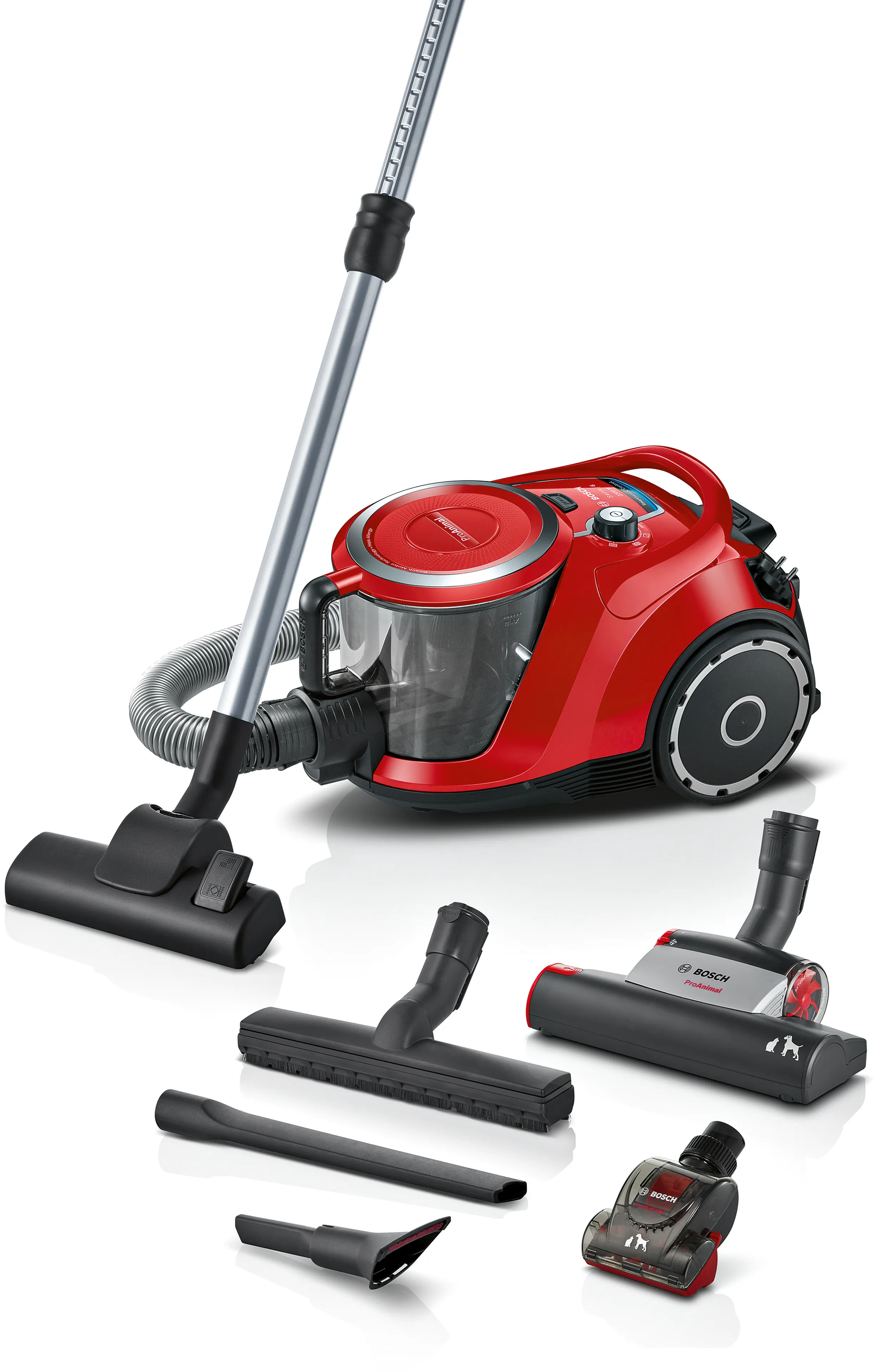 ซีรี่ 6 Bagless vacuum cleaner ProAnimal สีแดง 