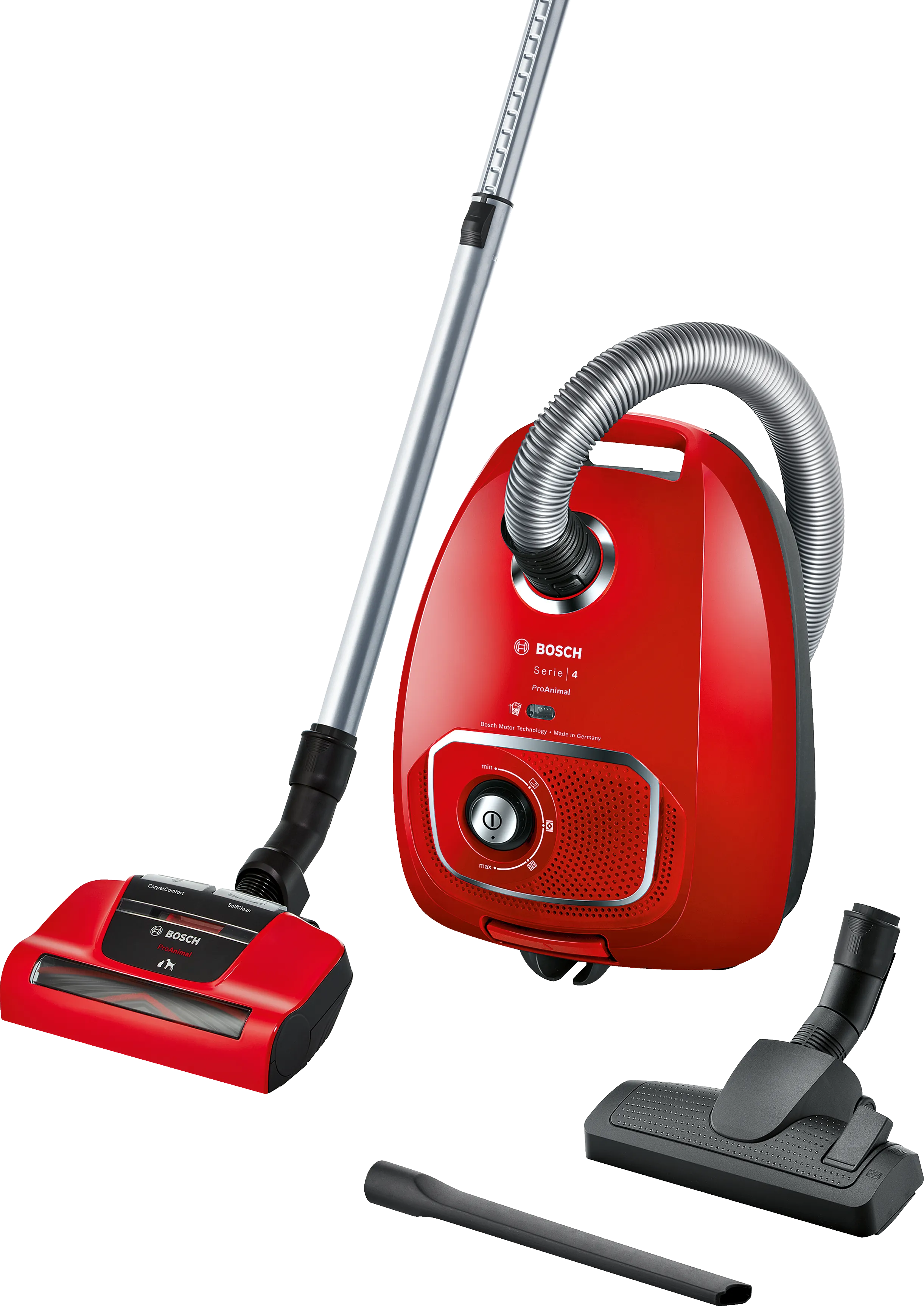 Series 4 Bagged Vacuum Cleaner ProAnimal Red 
