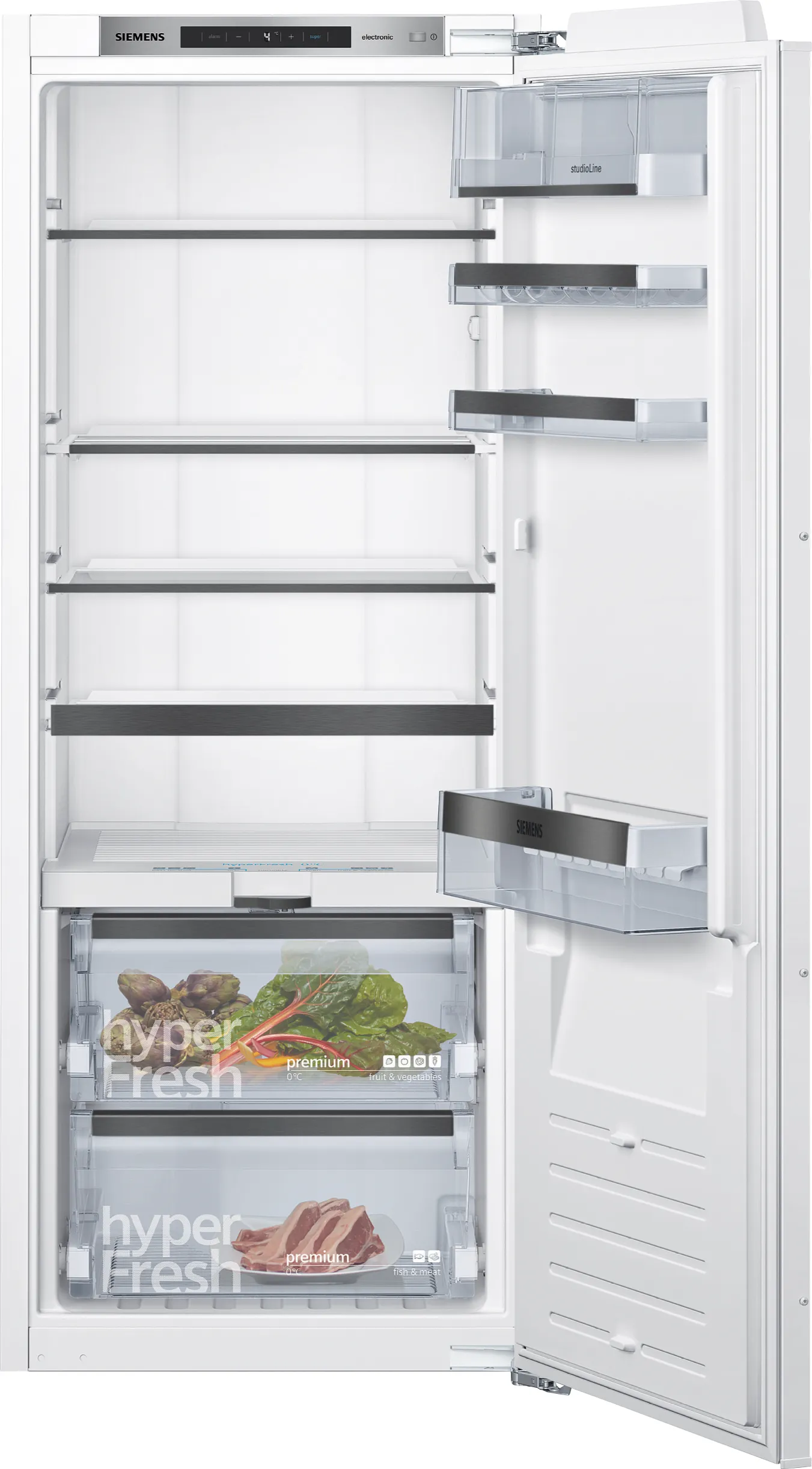 iQ700 Einbau-Kühlschrank 140 x 56 cm Flachscharnier mit Softeinzug 