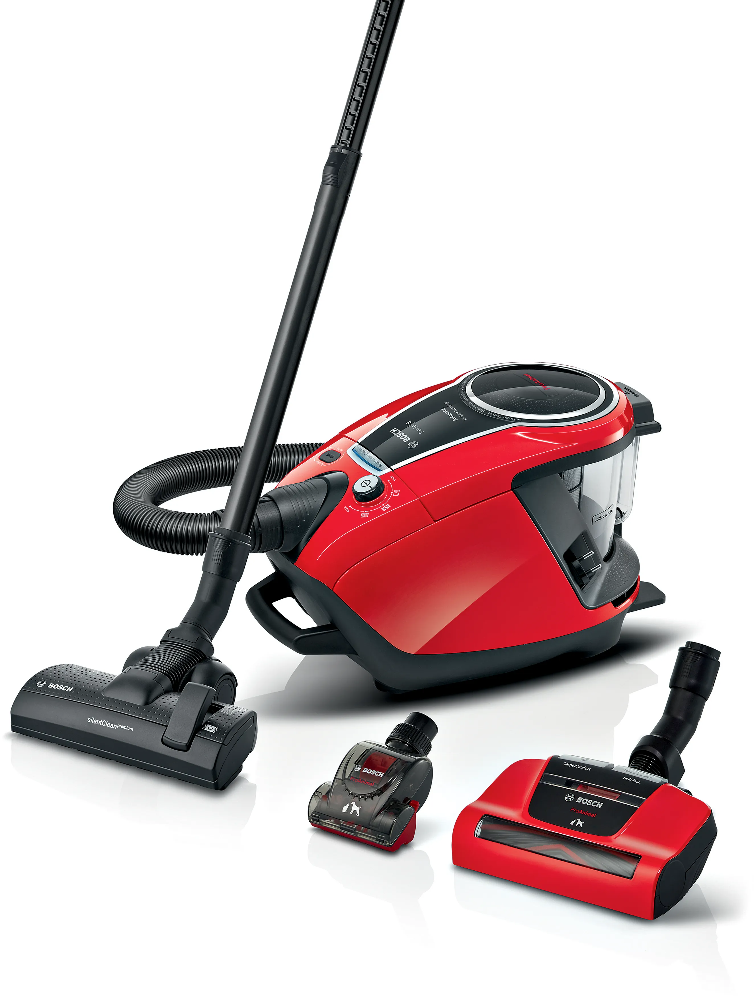 Series 8 Bagless vacuum cleaner ProAnimal Red 