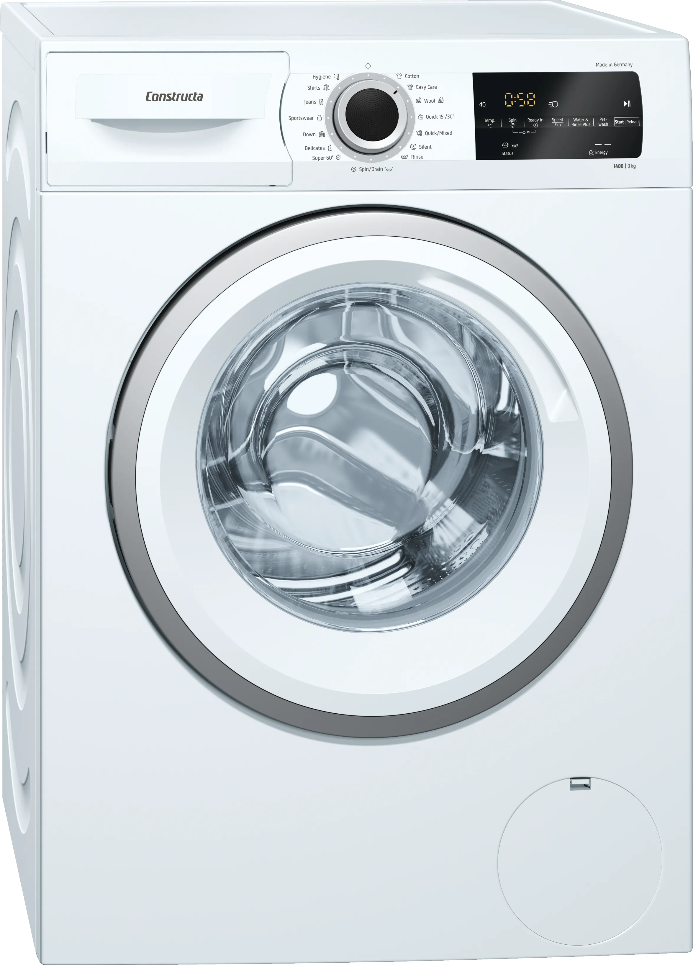  מכונת כביסה פתח קדמי 9 kg 1400 סל"ד