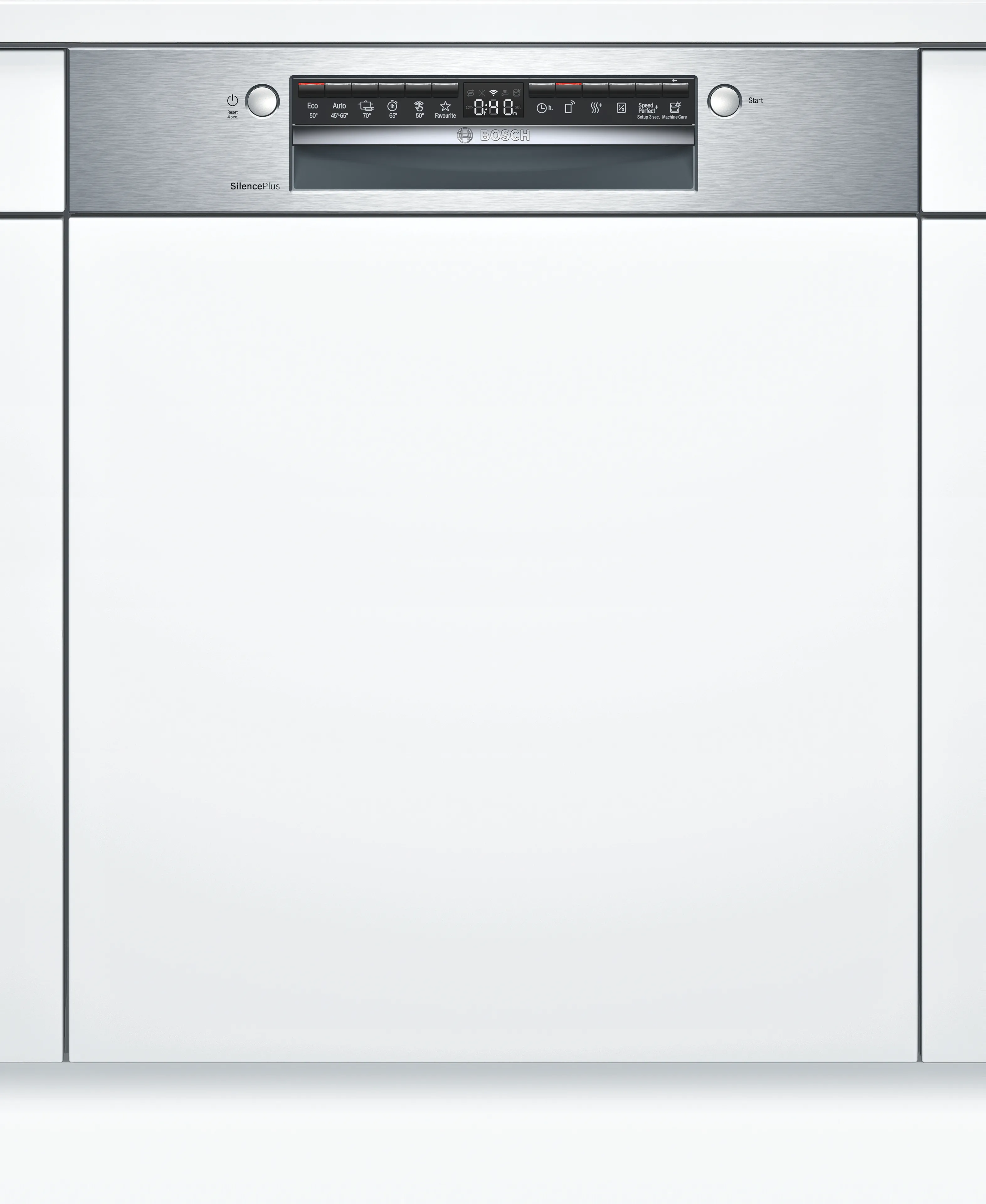 Series 4 Semi-integrated dishwasher 60 cm Stainless steel 