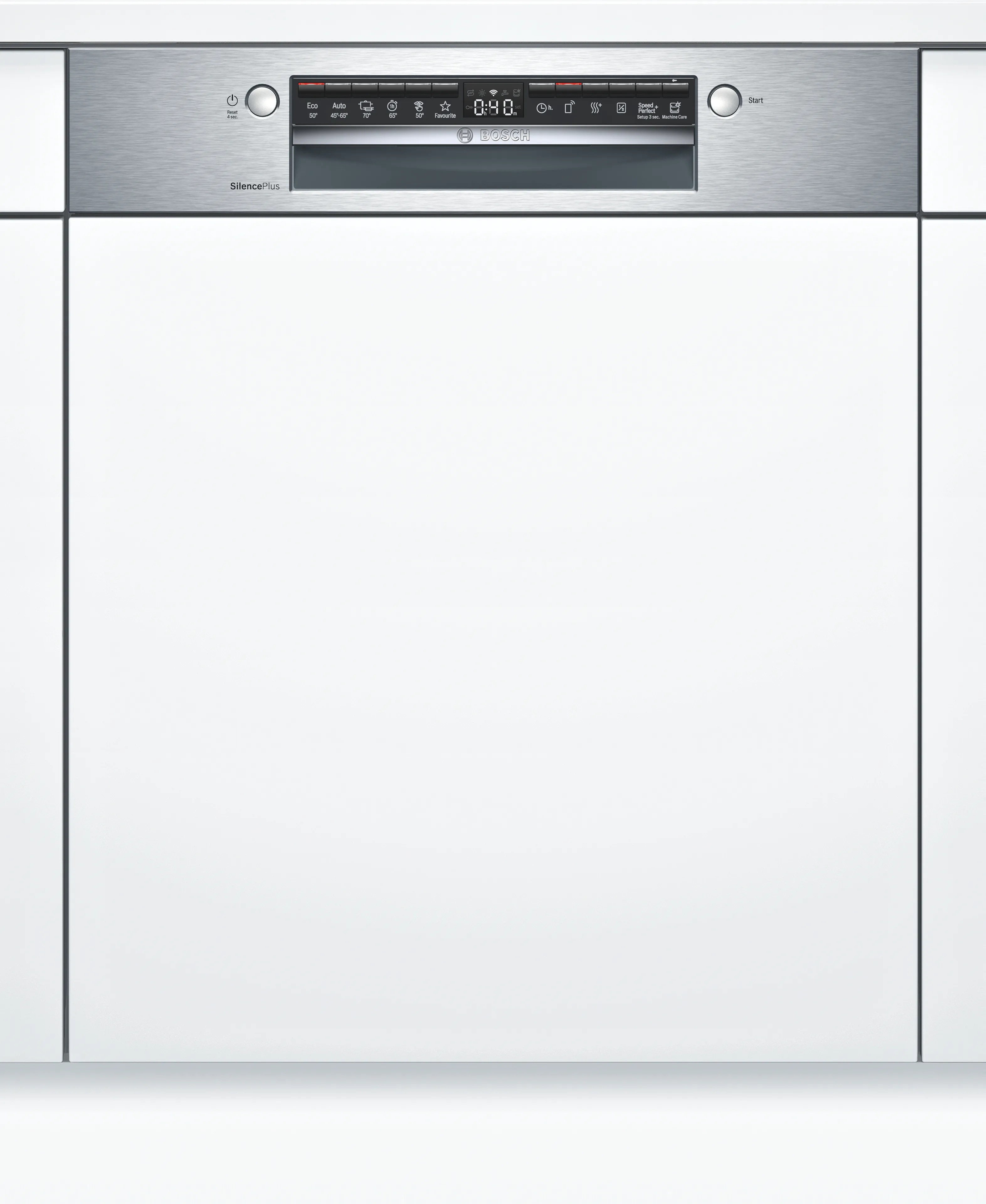 Series 4 semi-integrated dishwasher 60 cm Brushed steel 