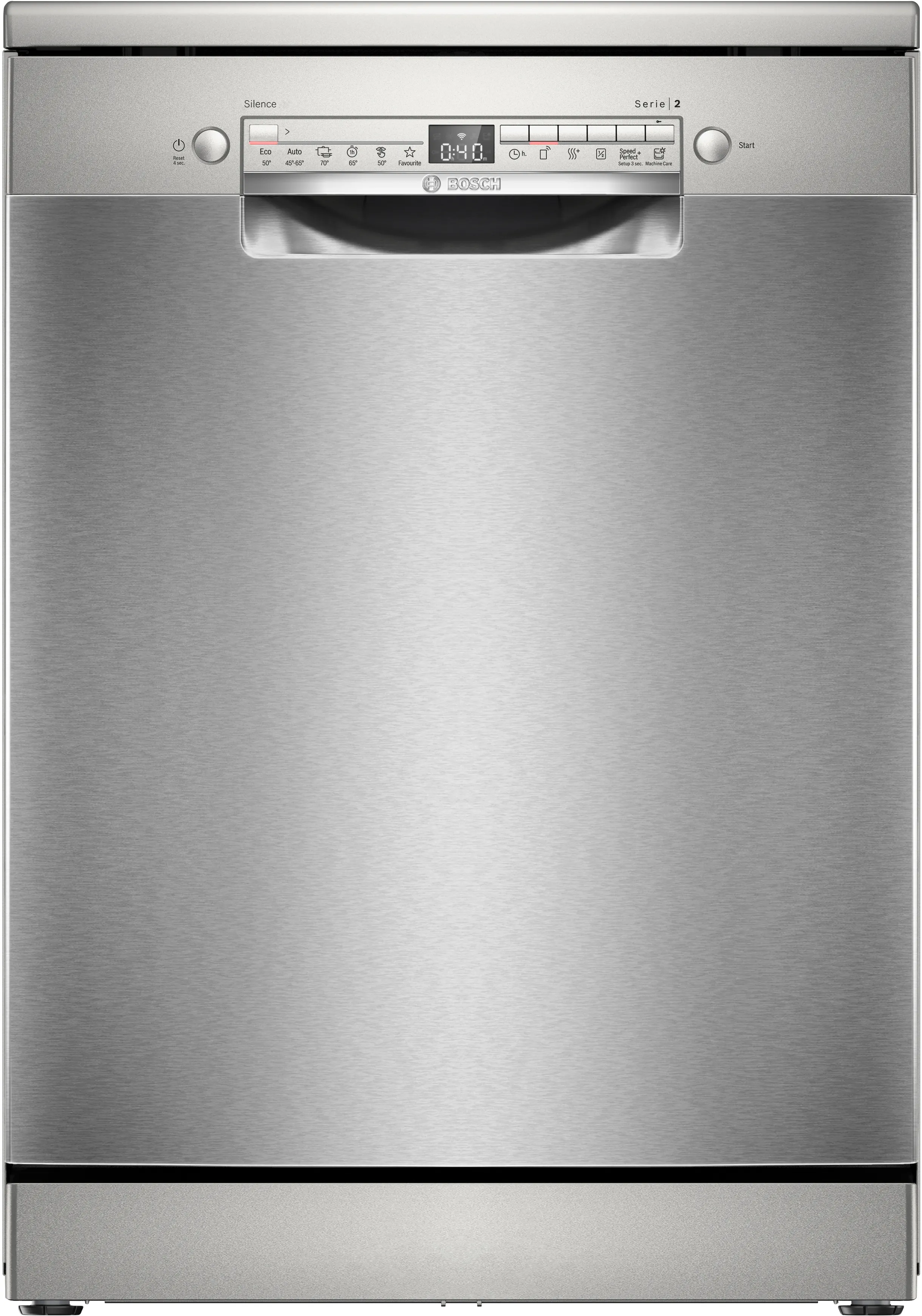 Series 2 free-standing dishwasher 60 cm Brushed steel anti-fingerprint 