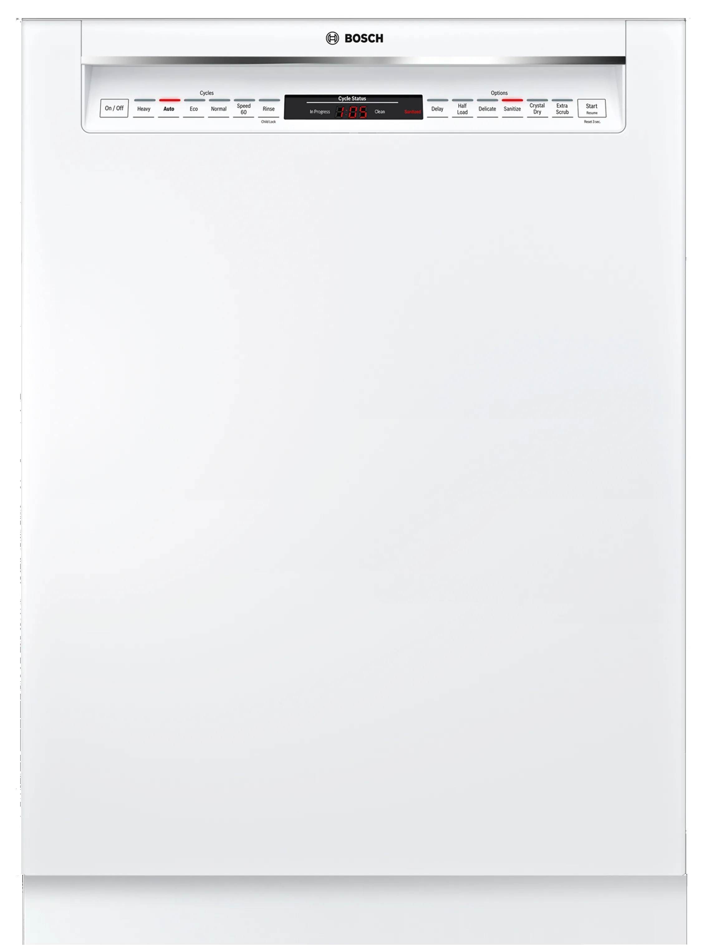 800 Series Dishwasher 24'' White 