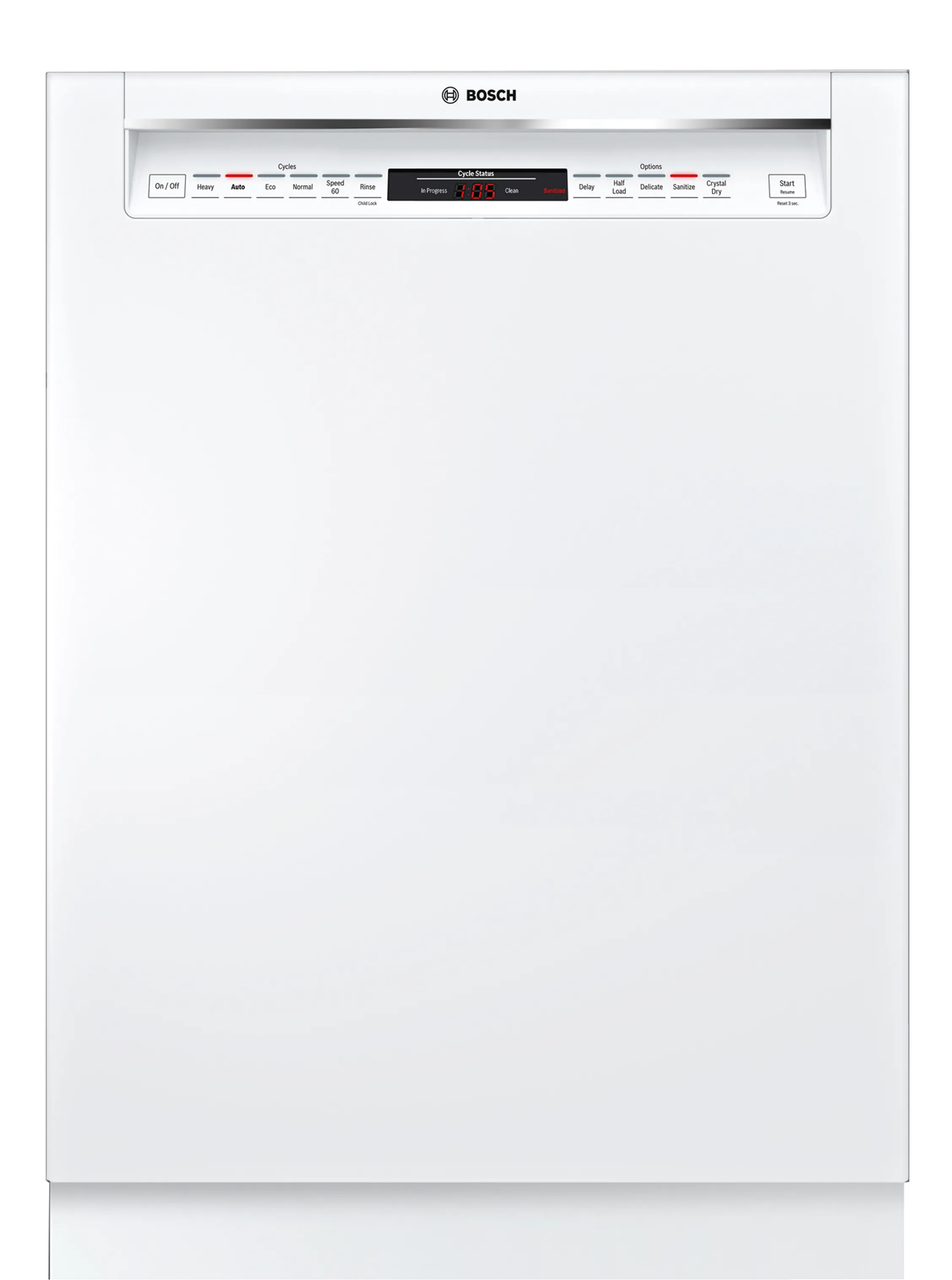 800 Series Dishwasher 24'' White 